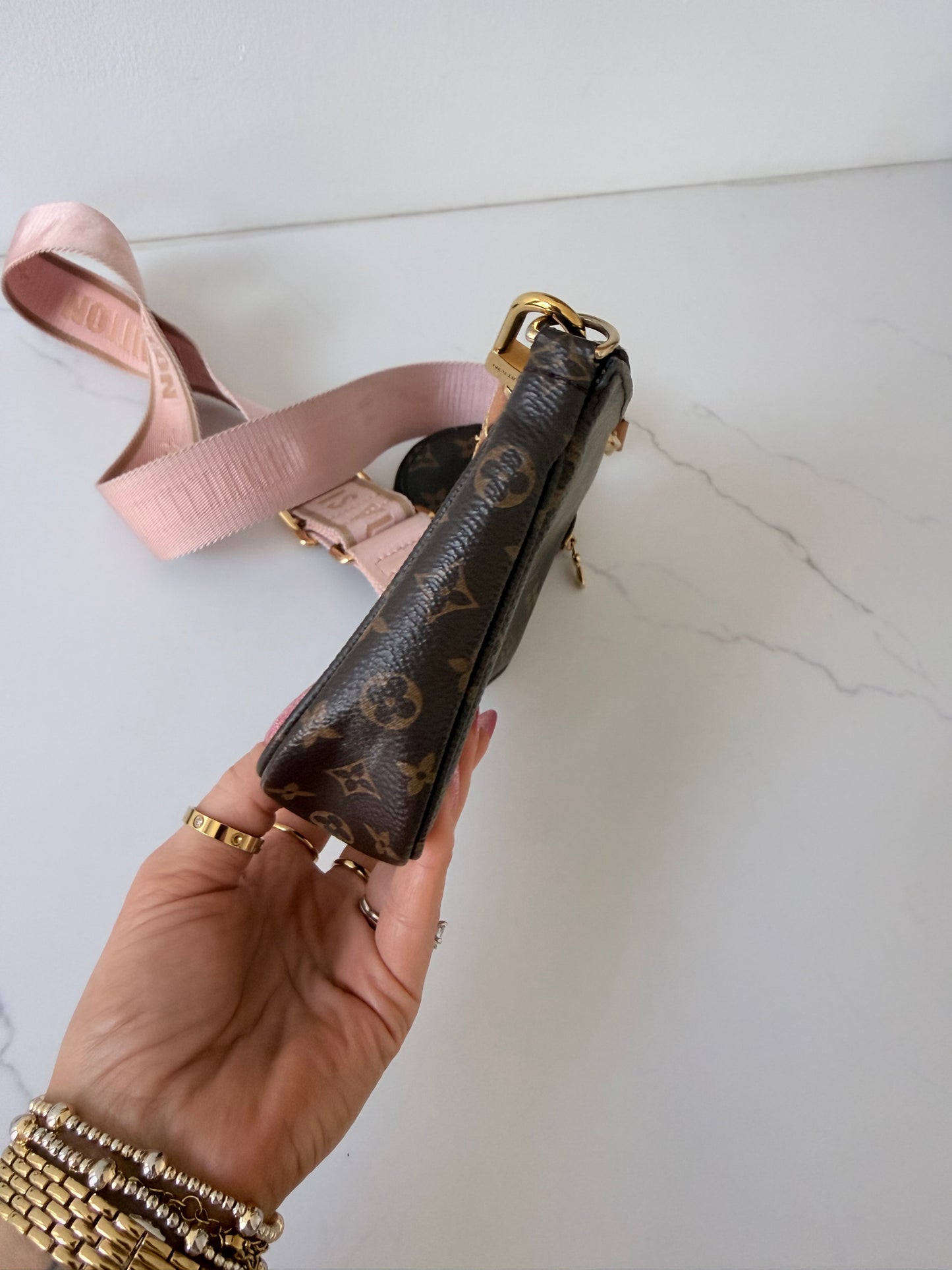 Louis Vuitton Multi Pochette Accessoires Ballerine Pink