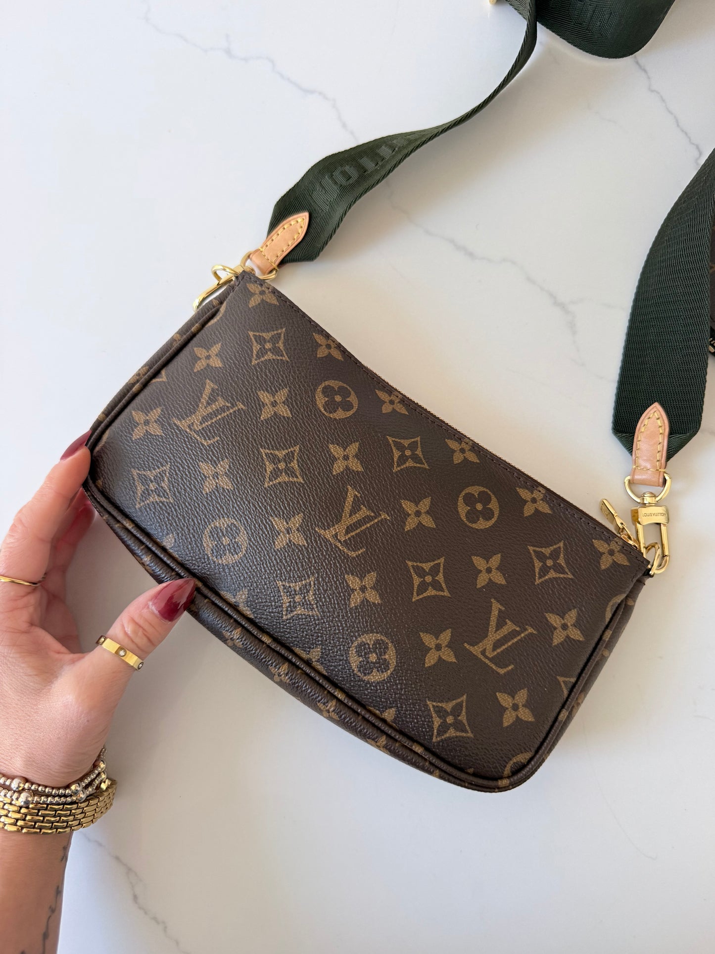 Louis Vuitton Multi Pochette Accessoires Kaki