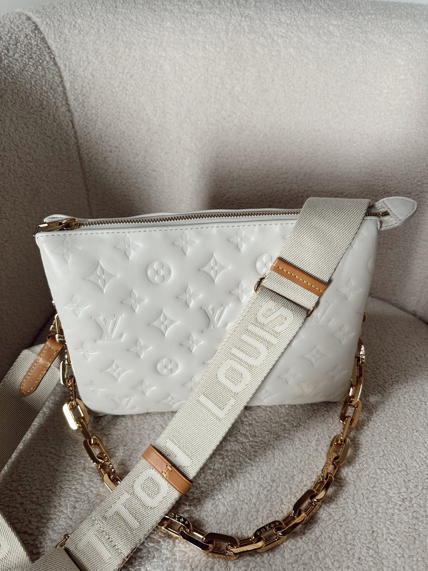 Louis Vuitton Coussin PM Cream