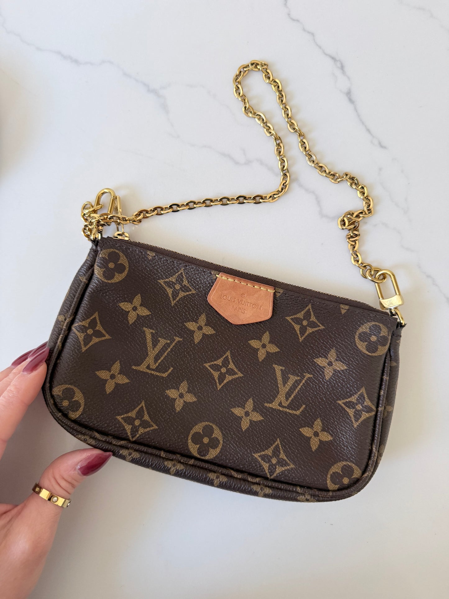 Louis Vuitton Multi Pochette Accessoires Ballerine Pink
