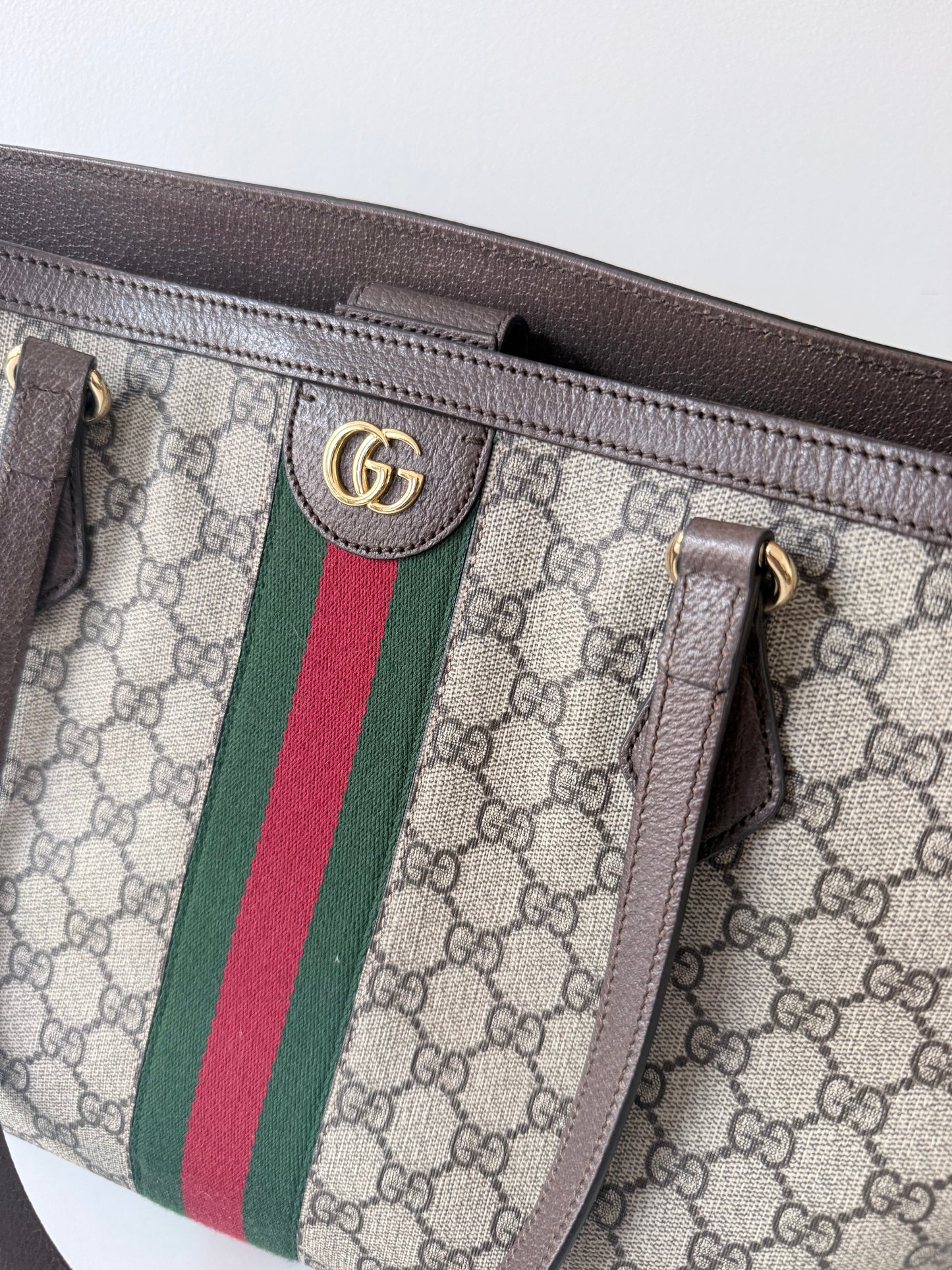Gucci Ophidia GG Supreme Medium Canvas Tote