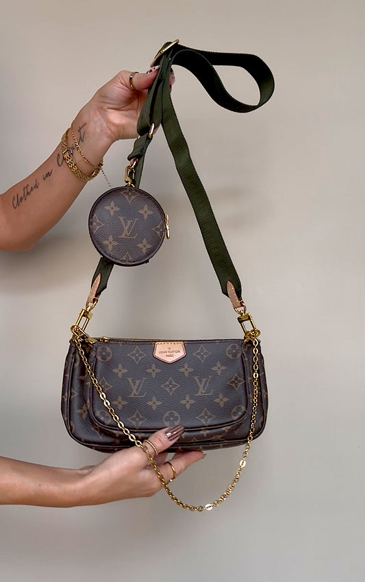 Louis Vuitton Multi Pochette Accessoires Kaki