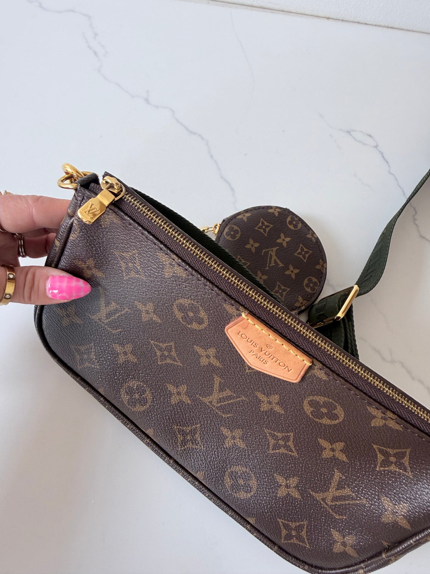 Louis Vuitton Multi Pochette Accessoires Kaki