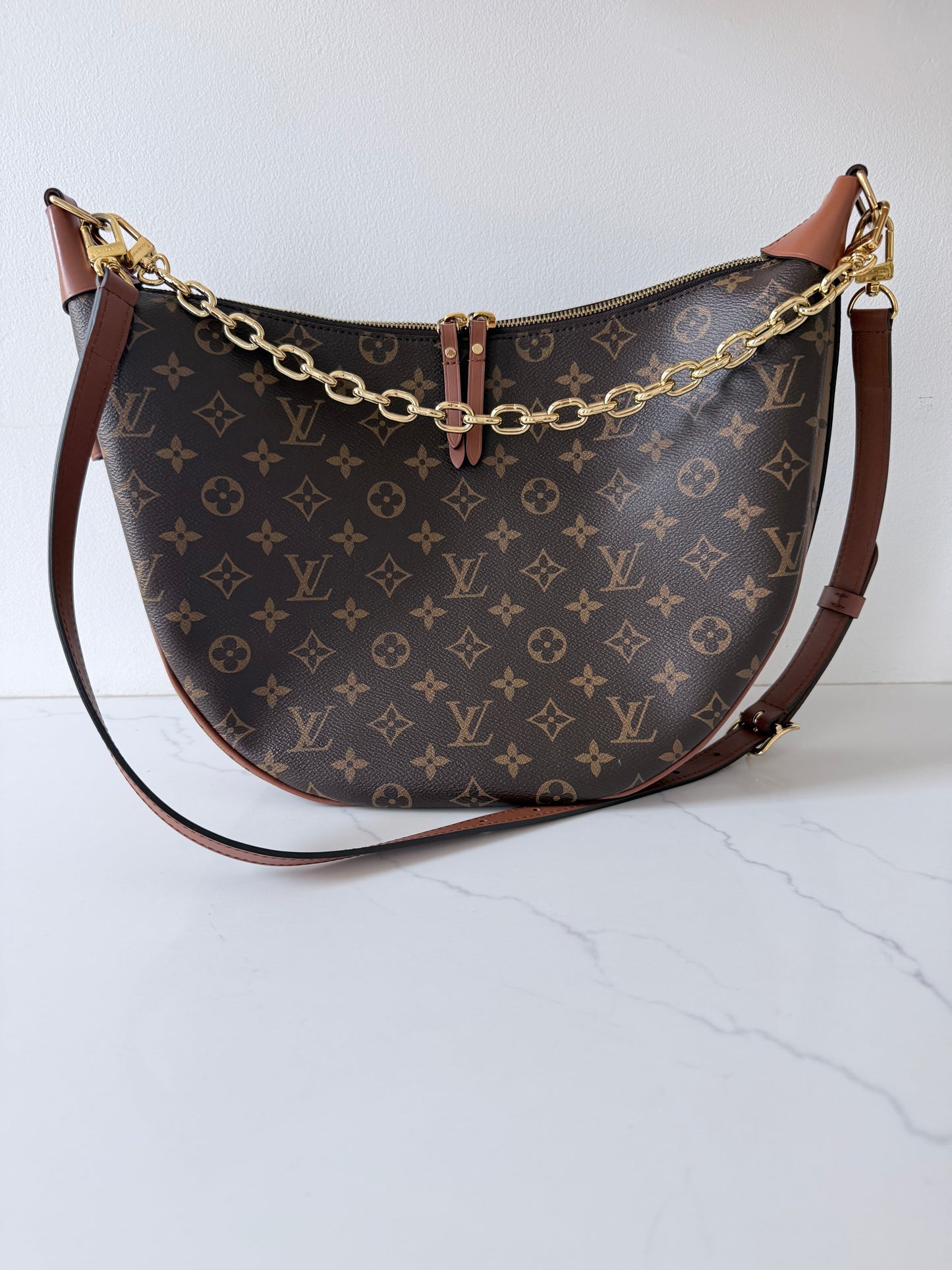 Louis Vuitton Loop Hobo Reverse Monogram Canvas