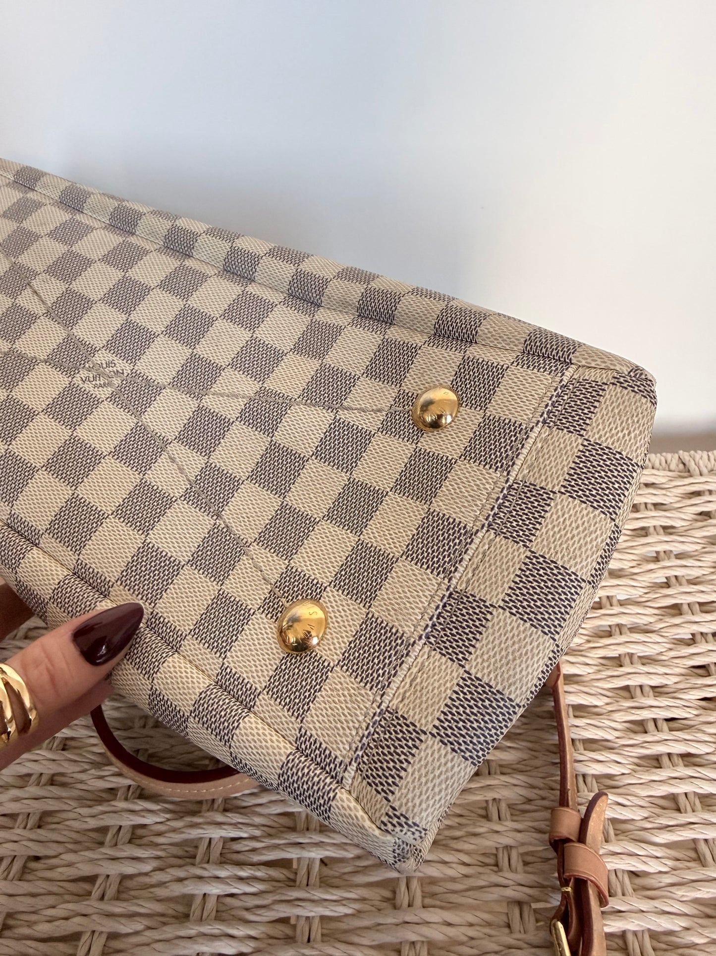 Louis Vuitton Lymington Damier Azur Rose