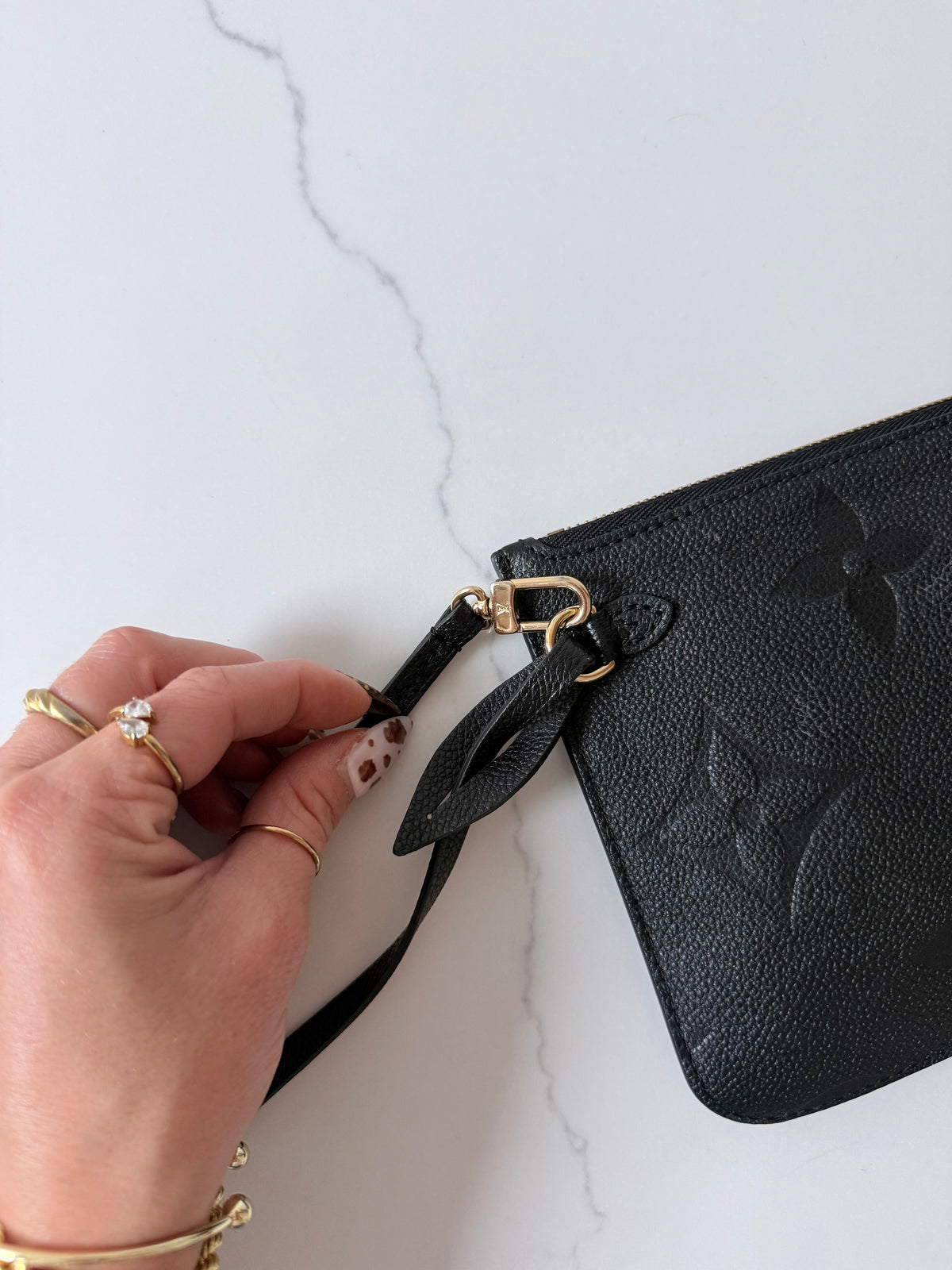 Louis Vuitton Neverfull Wristlet Empreinte