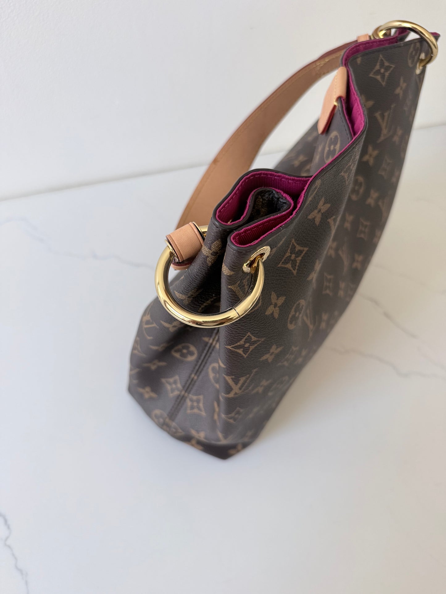Louis Vuitton Monogram Graceful PM Pivoine