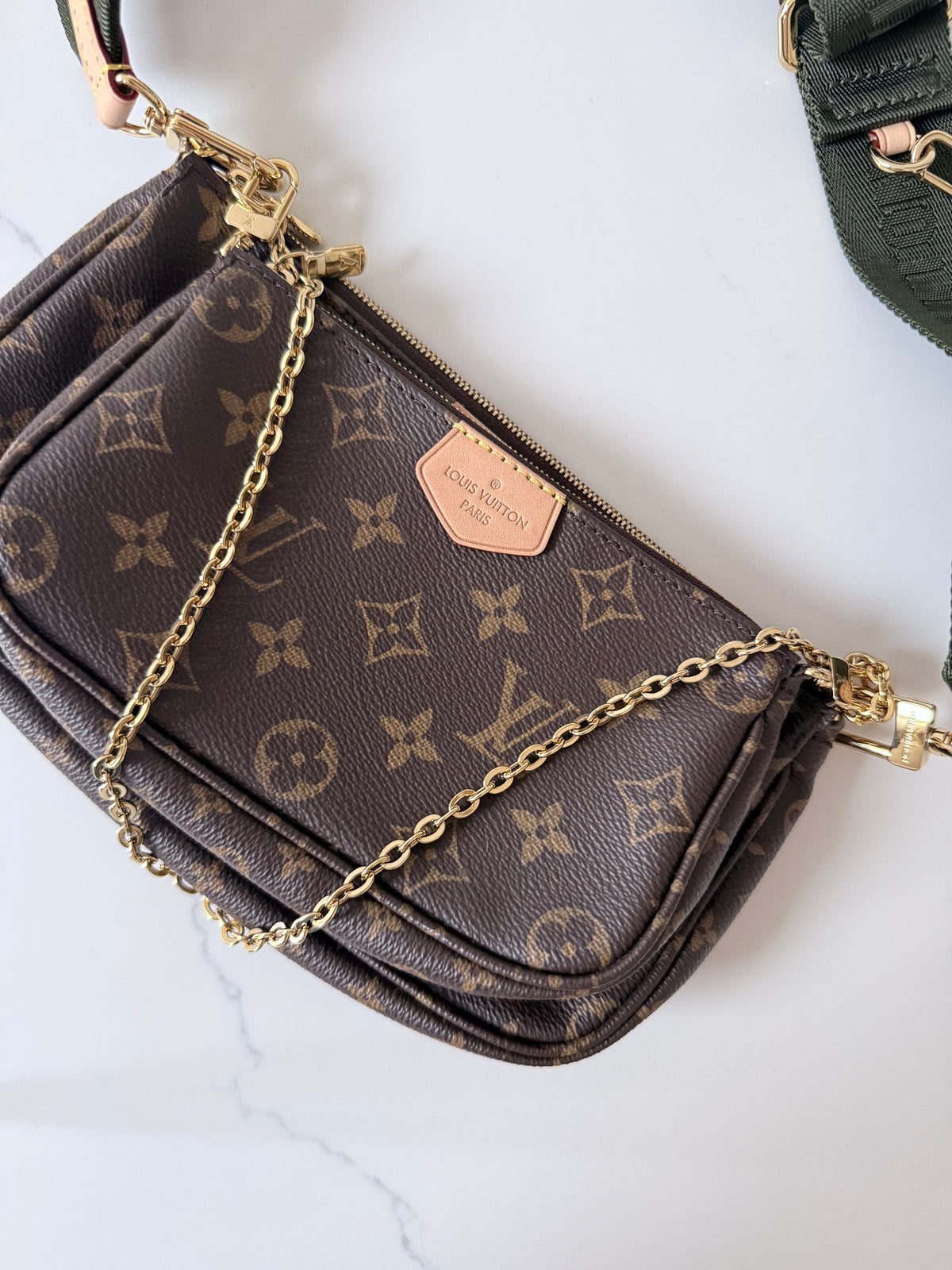 Louis Vuitton Multi Pochette Accessoires Kaki