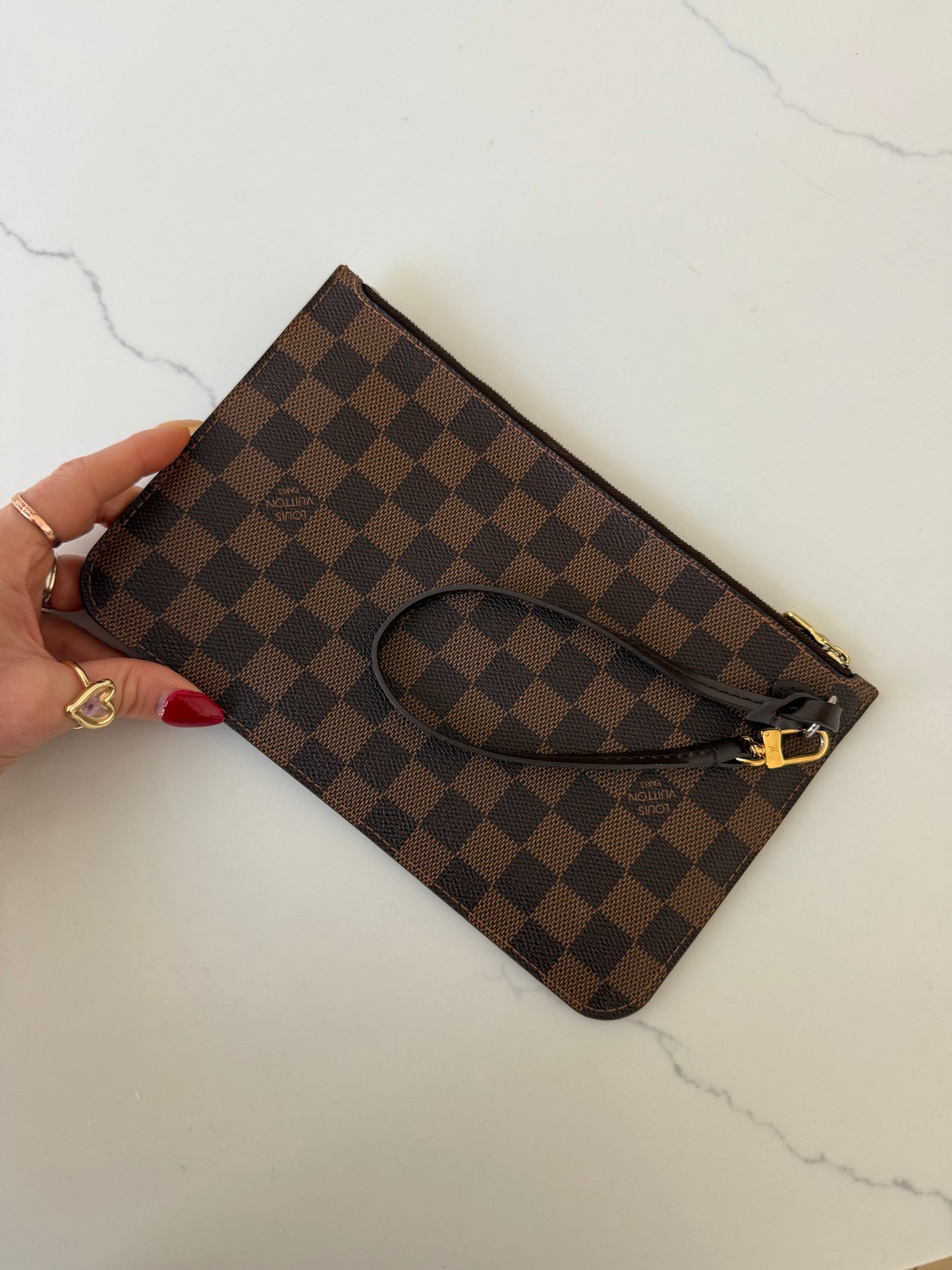 Louis Vuitton Damier Ebene Wristlet