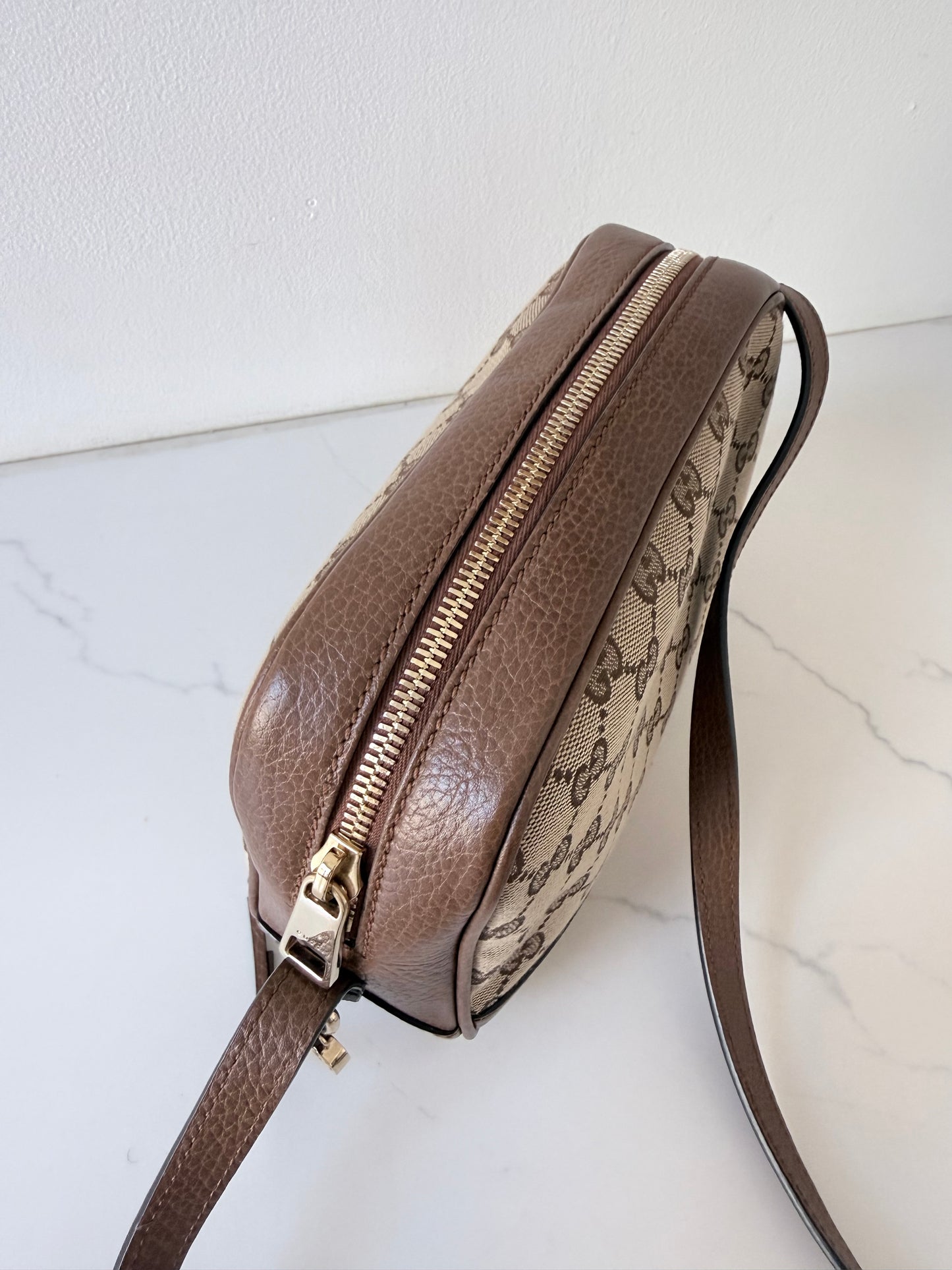 Gucci Monogram Bree Messenger Bag