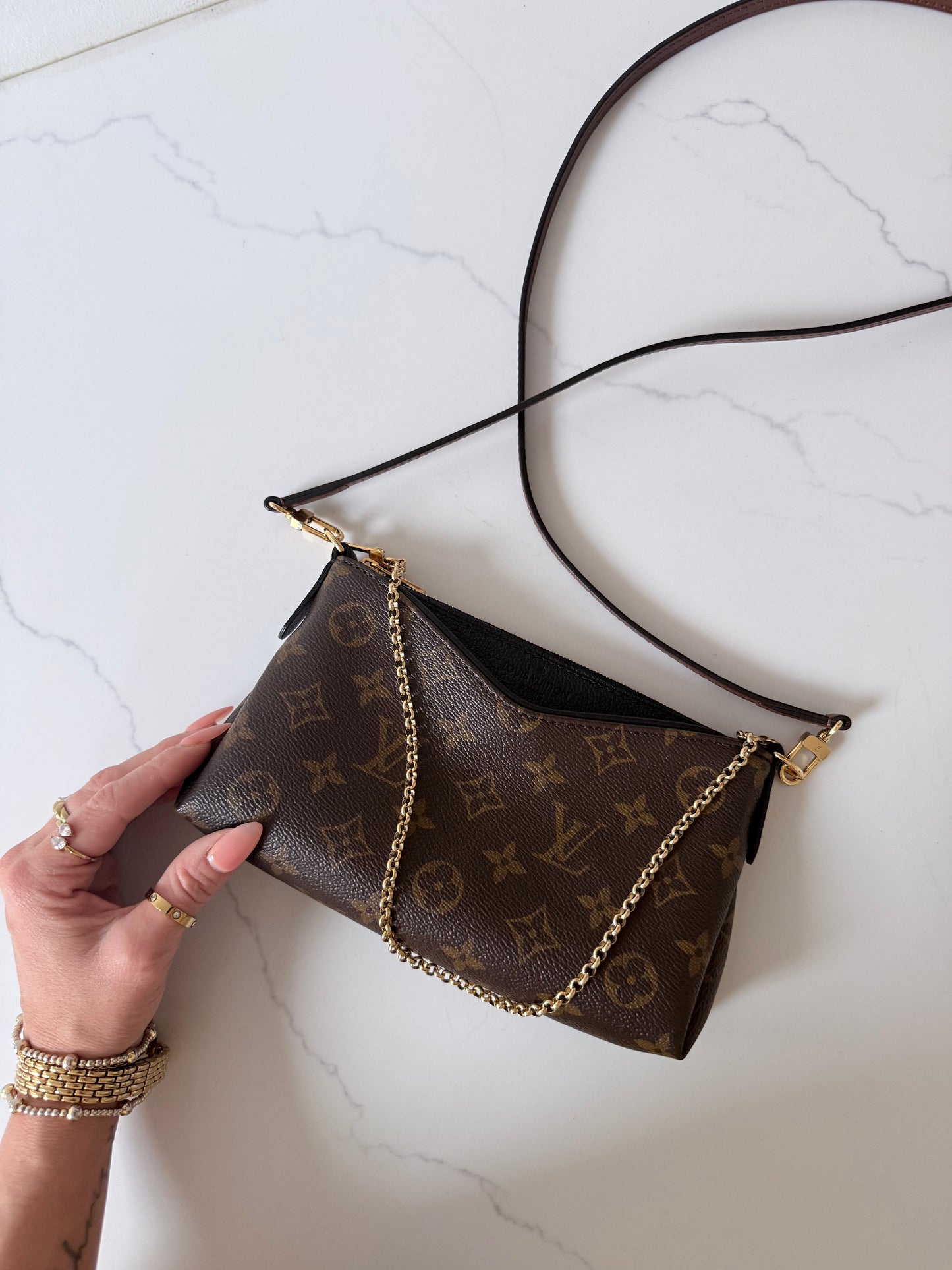 Louis Vuitton Pallas Crossbody Monogram