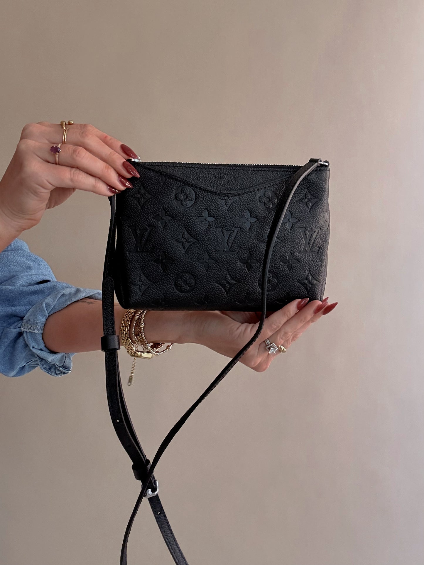 Louis Vuitton Pallas Crossbody Empreinte Monogram