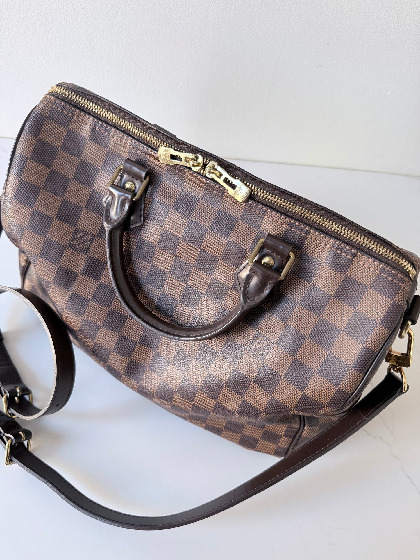 Louis Vuitton Speedy 30 Damier Ebene
