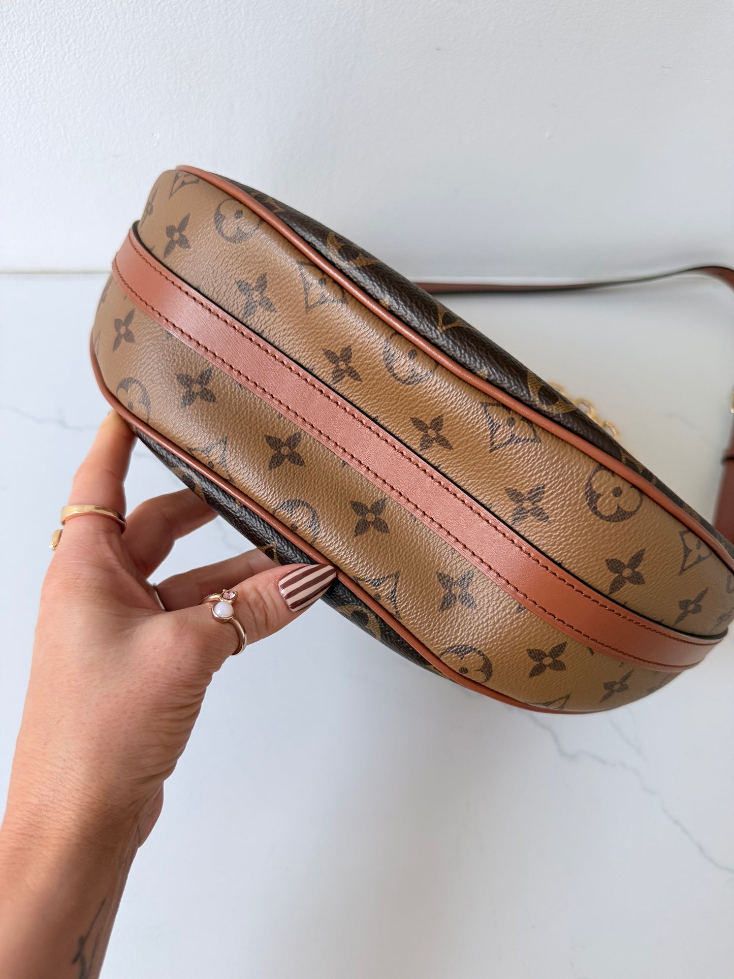 Louis Vuitton Loop Hobo Reverse Monogram Canvas