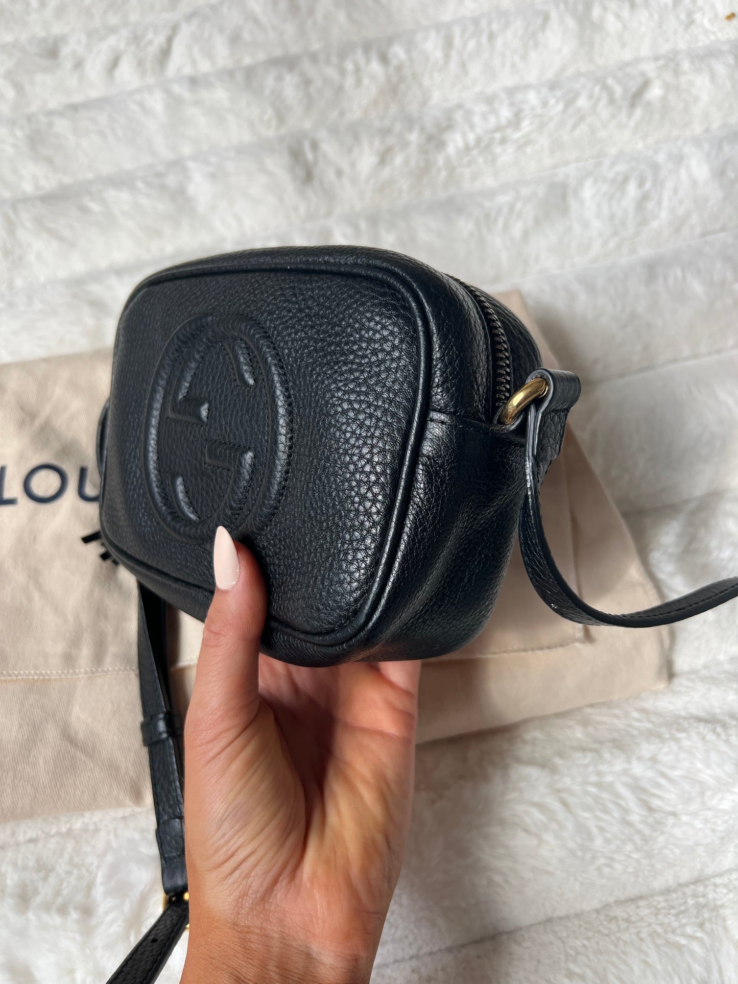 Mini Gucci Black Soho Disco Bag