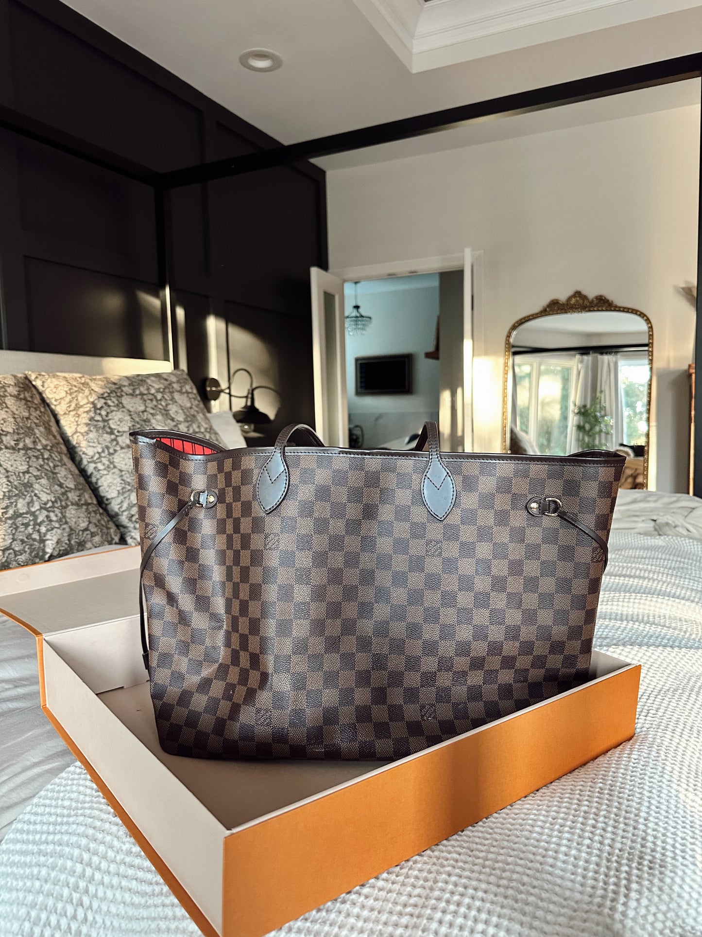 Louis Vuitton Neverfull Damier Ebene