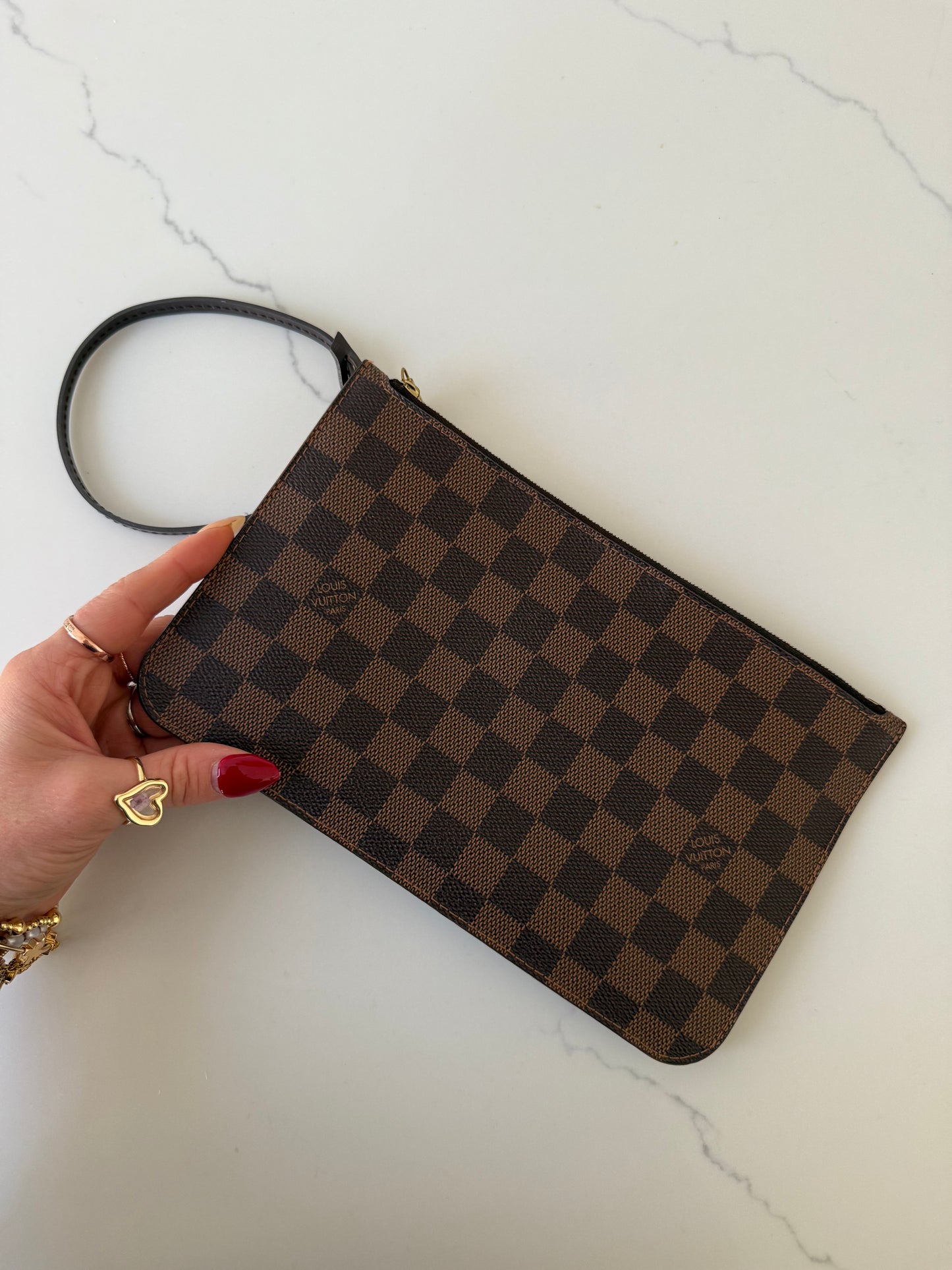 Louis Vuitton Damier Ebene Wristlet