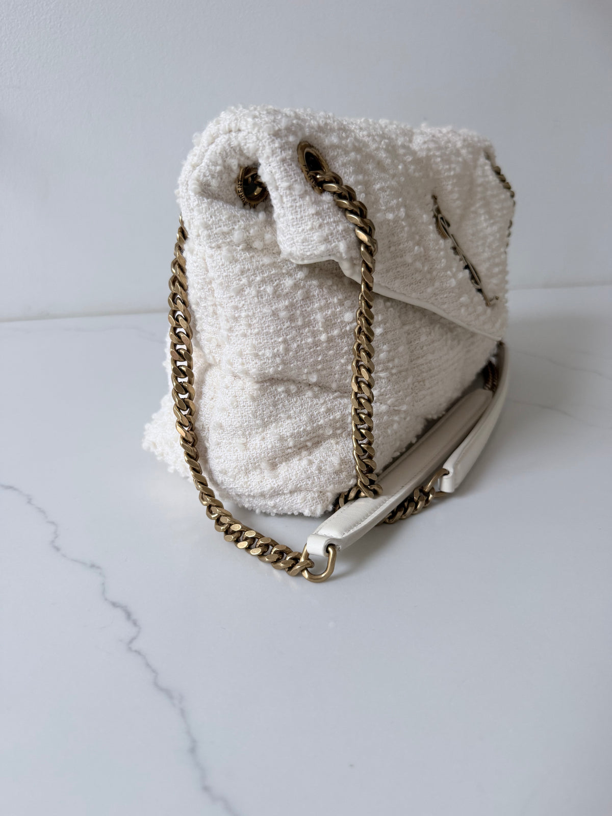 YSL Loulou Bouclé Tweed
Shoulder Bag