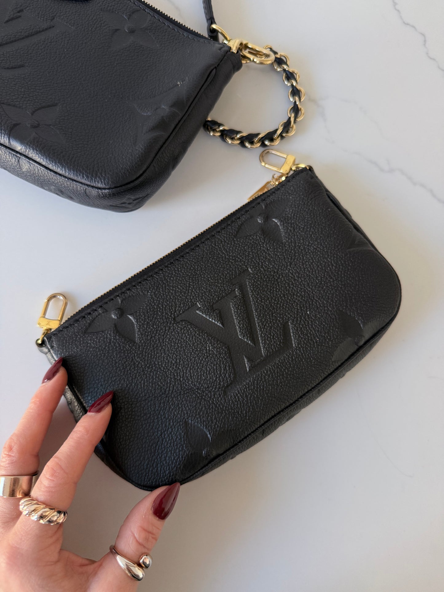 Louis Vuitton Multi Pochette Accessoires Monogram Empreinte