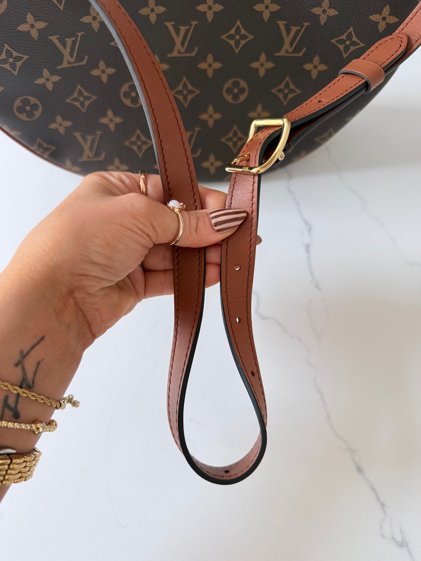 Louis Vuitton Loop Hobo Reverse Monogram Canvas