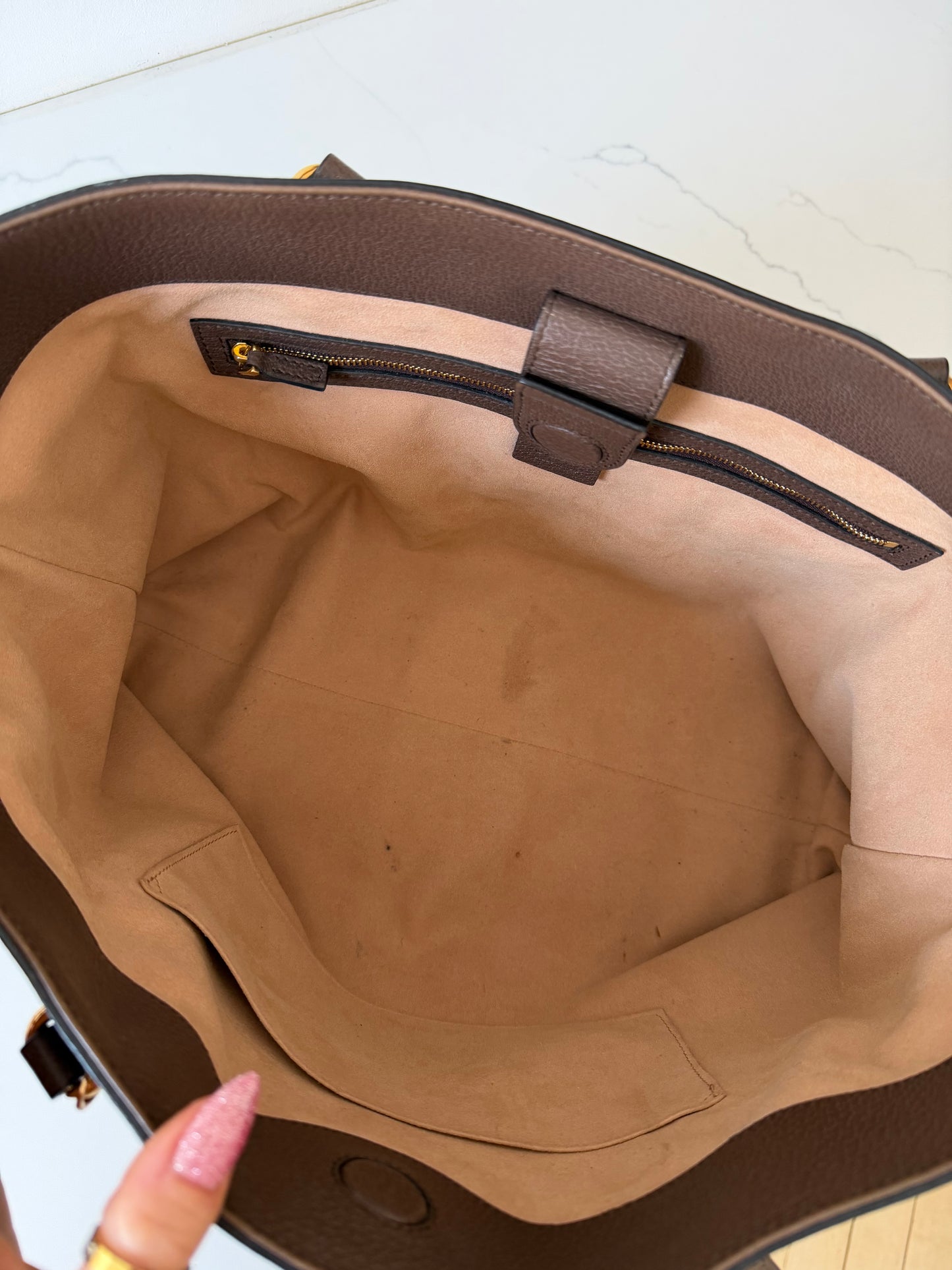 Gucci Ophidia GG Supreme Medium Canvas Tote