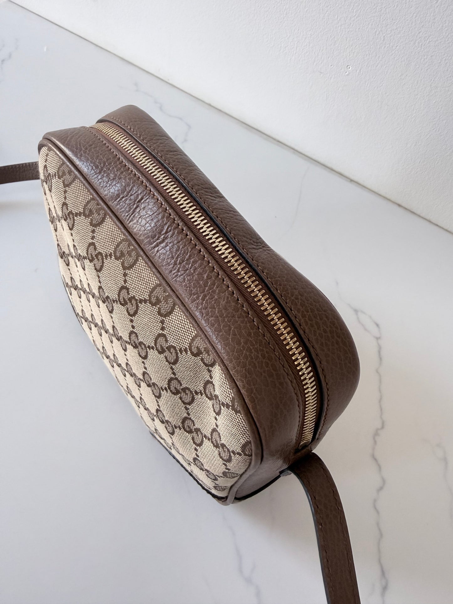 Gucci Monogram Bree Messenger Bag