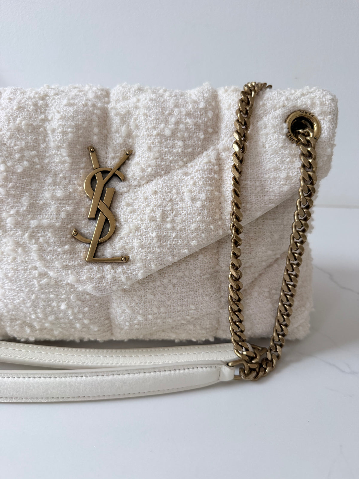 YSL Loulou Bouclé Tweed
Shoulder Bag