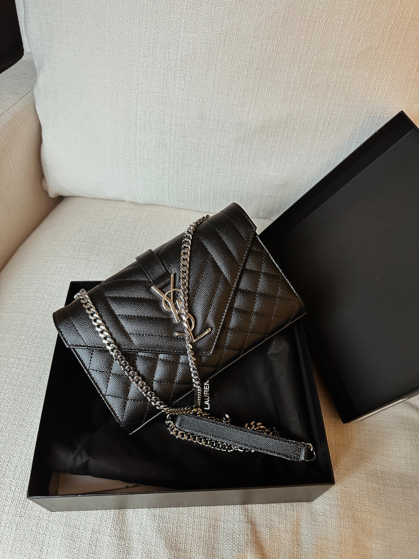 YSL Envelope Small Quilted