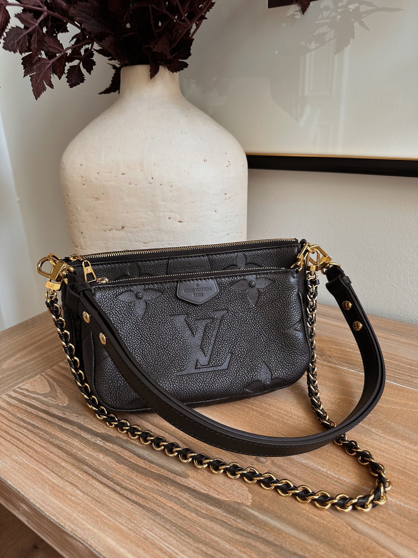 Louis Vuitton Multi Pochette Monogram Empreinte