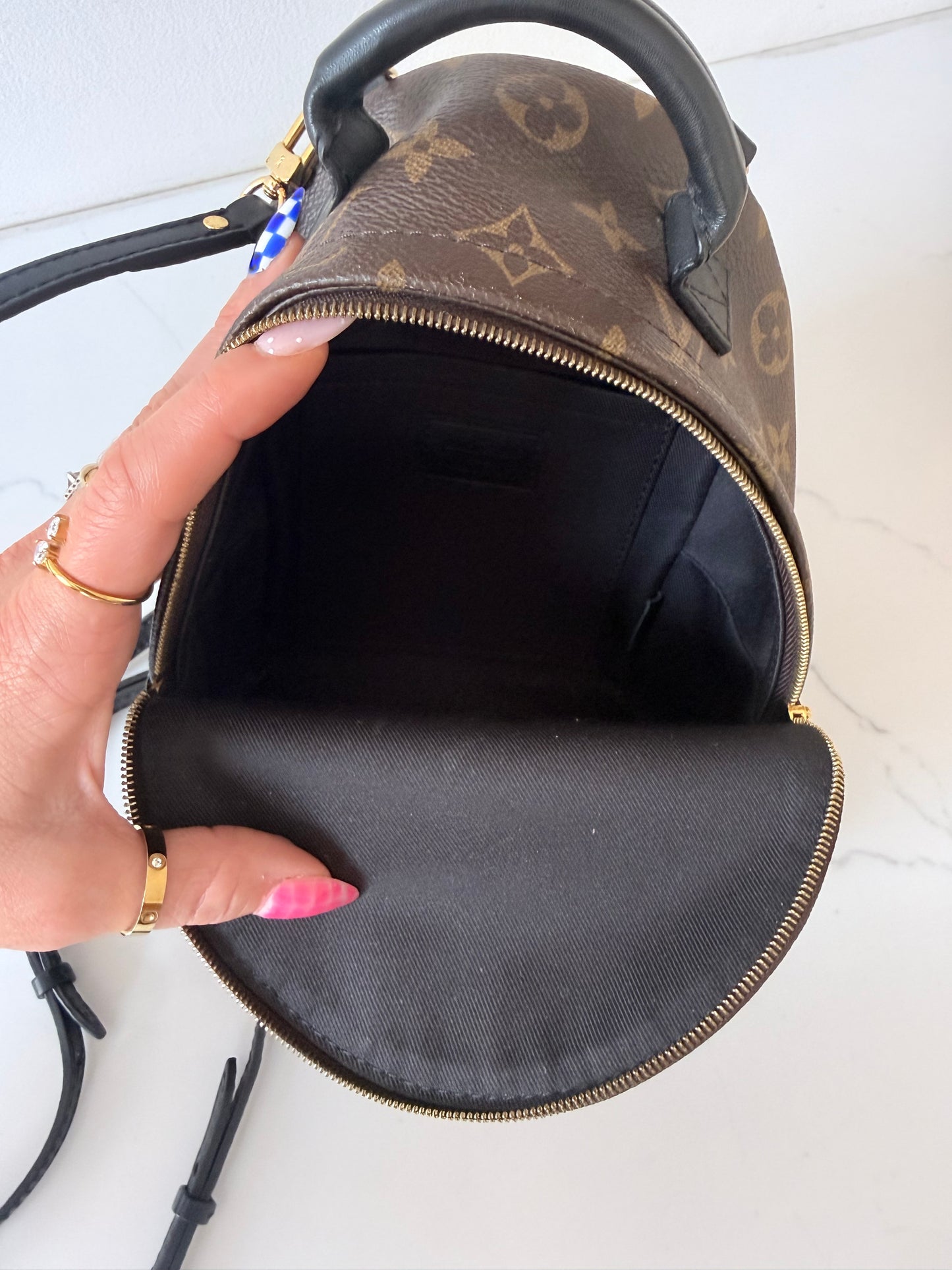 Louis Vuitton Mini Palm Spring Monogram Backpack