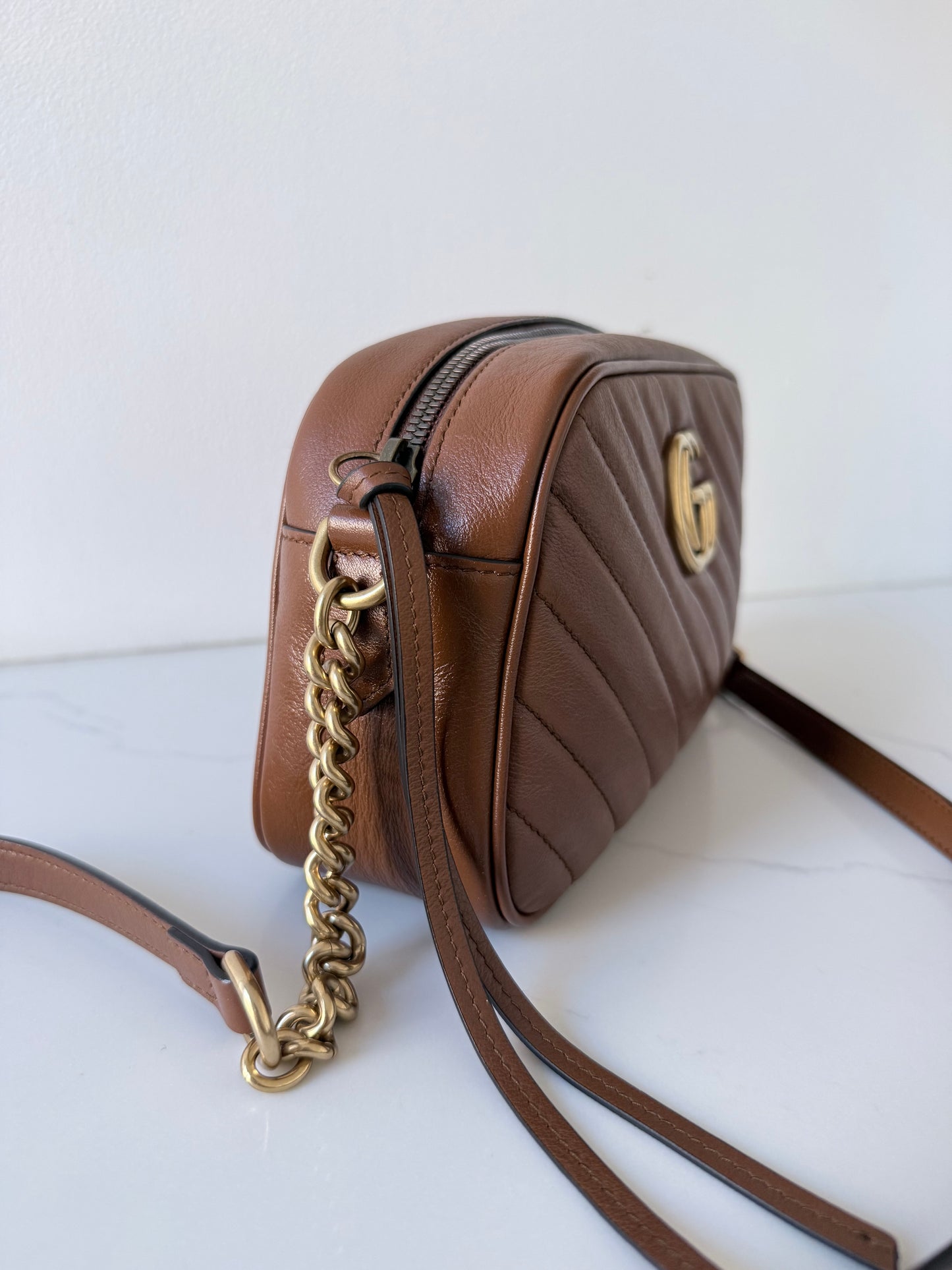 Gucci Glazed Marmont Camera Bag