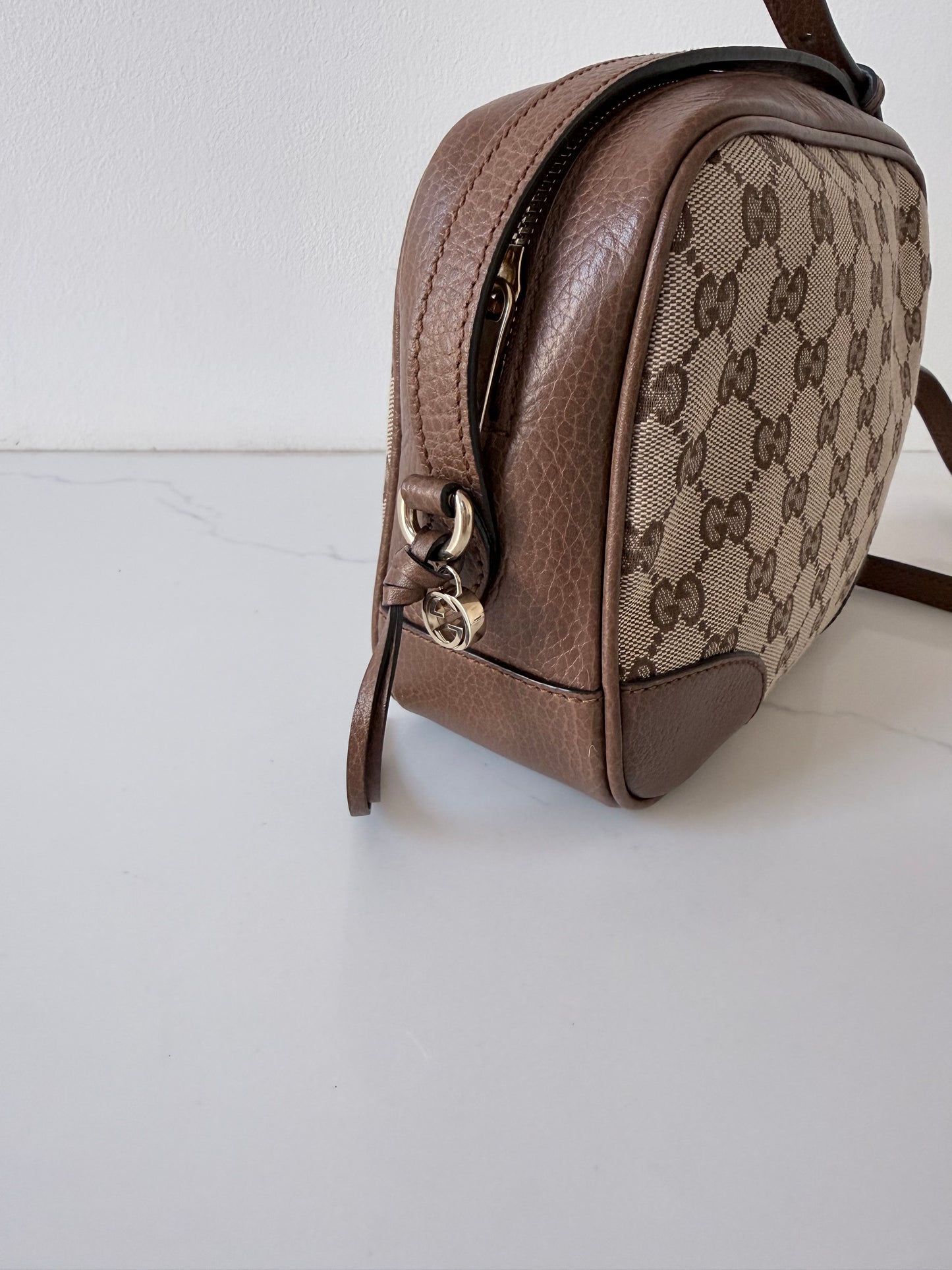 Gucci Monogram Bree Messenger Bag