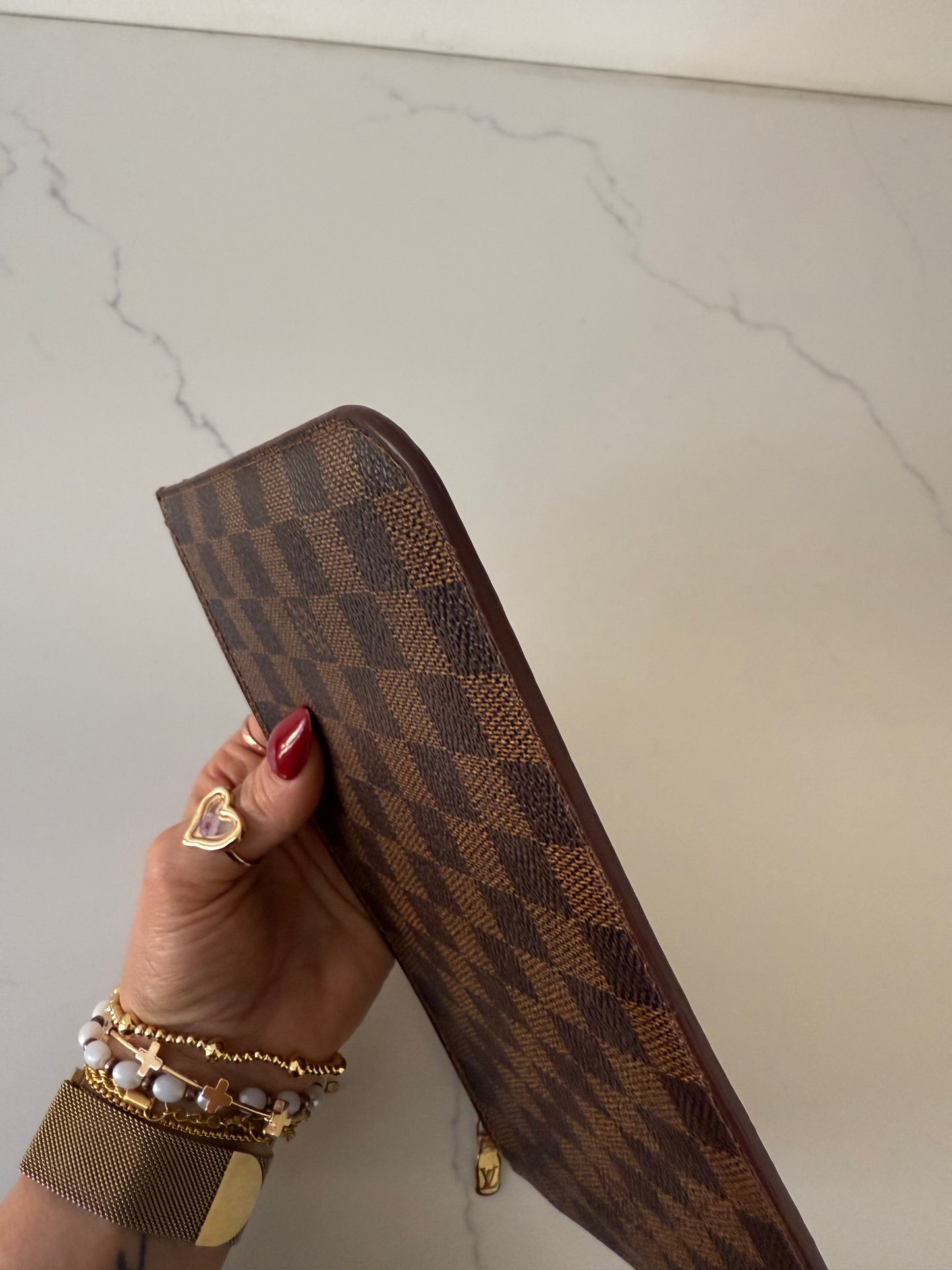 Louis Vuitton Damier Ebene Wristlet