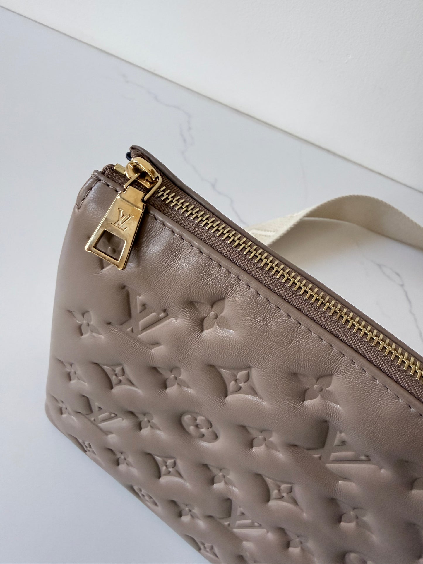 Louis Vuitton Coussin MM Taupe