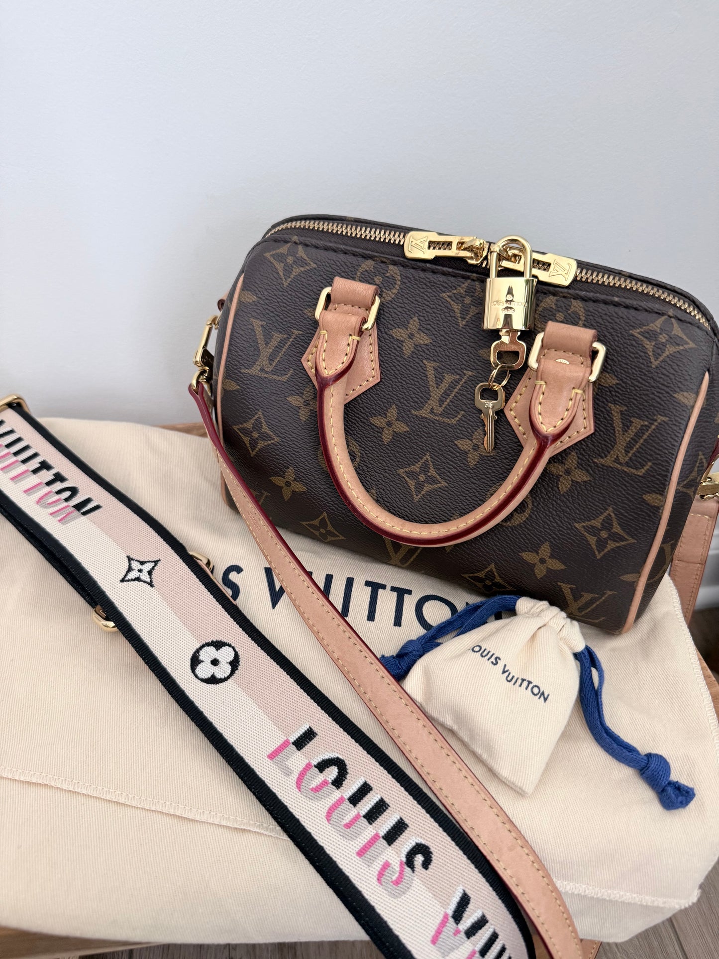 Louis Vuitton Speedy Bandouliere 20 Monogram