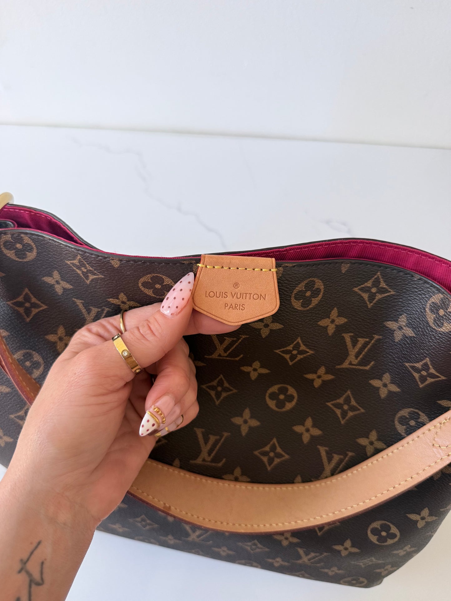 Louis Vuitton Monogram Graceful PM Pivoine