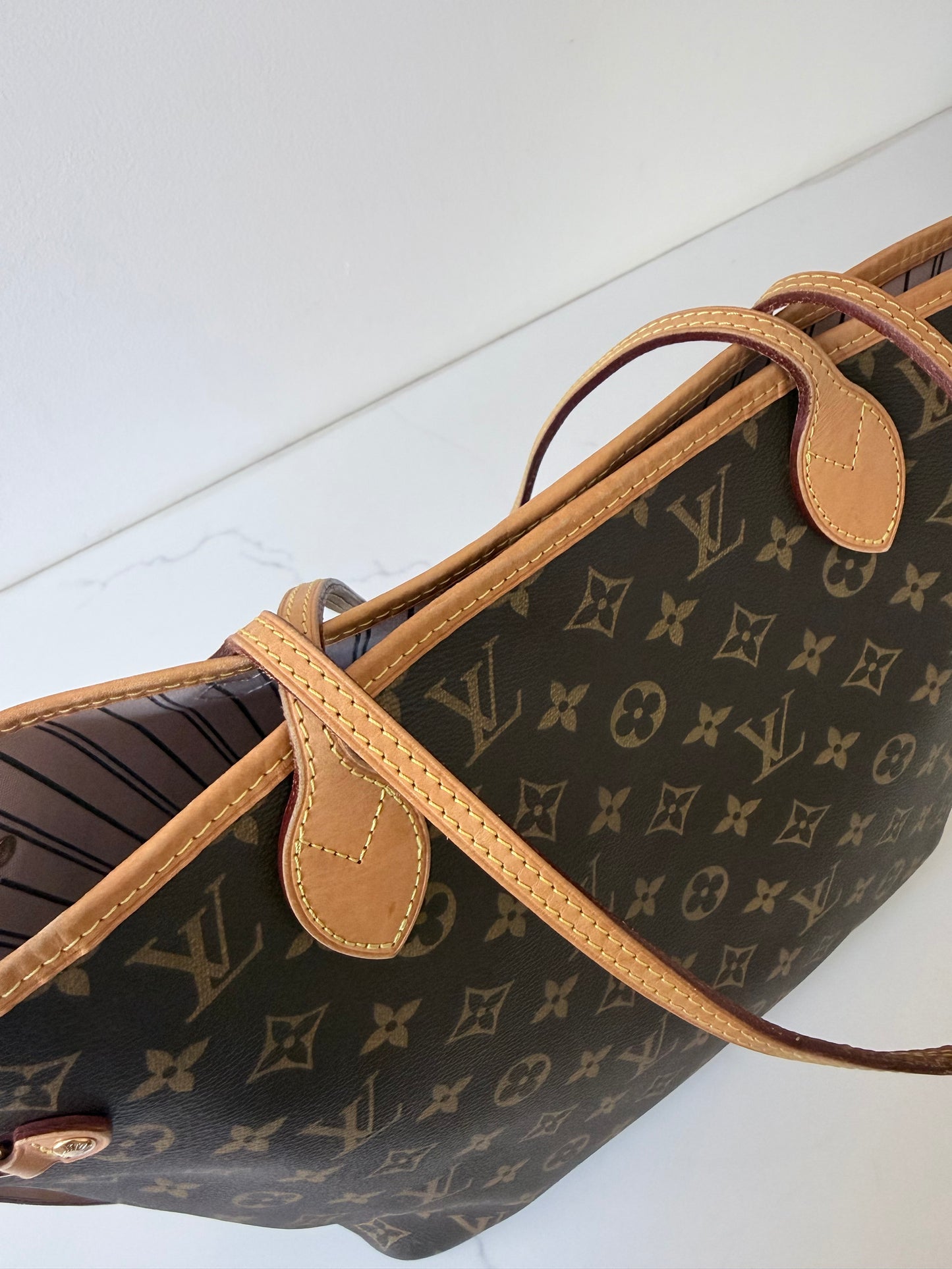 Louis Vuitton Neverfull MM iMonogram Rose Ballerine