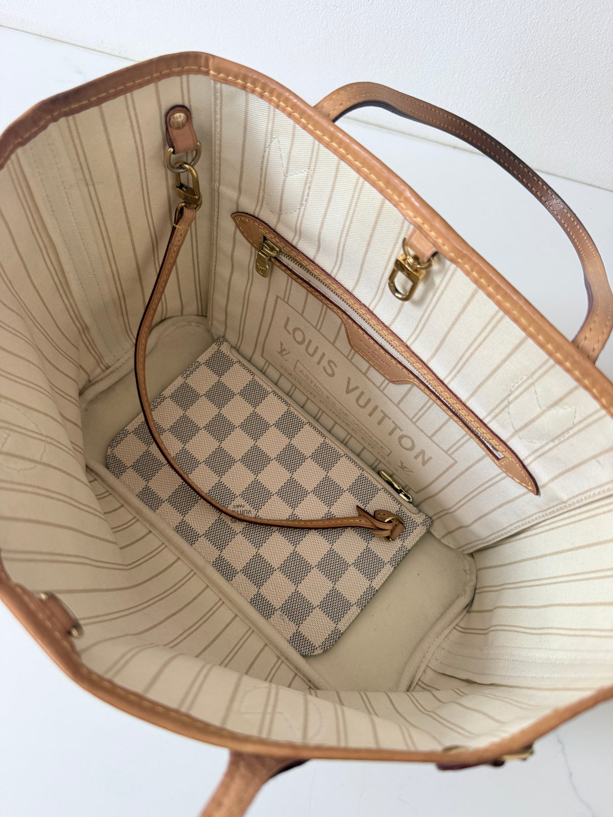 Louis Vuitton Neverfull PM Azur