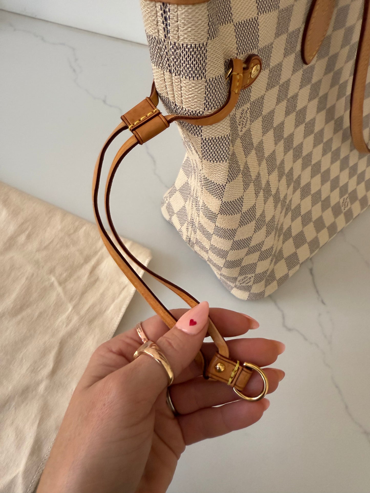 Louis Vuitton Neverfull MM Azur