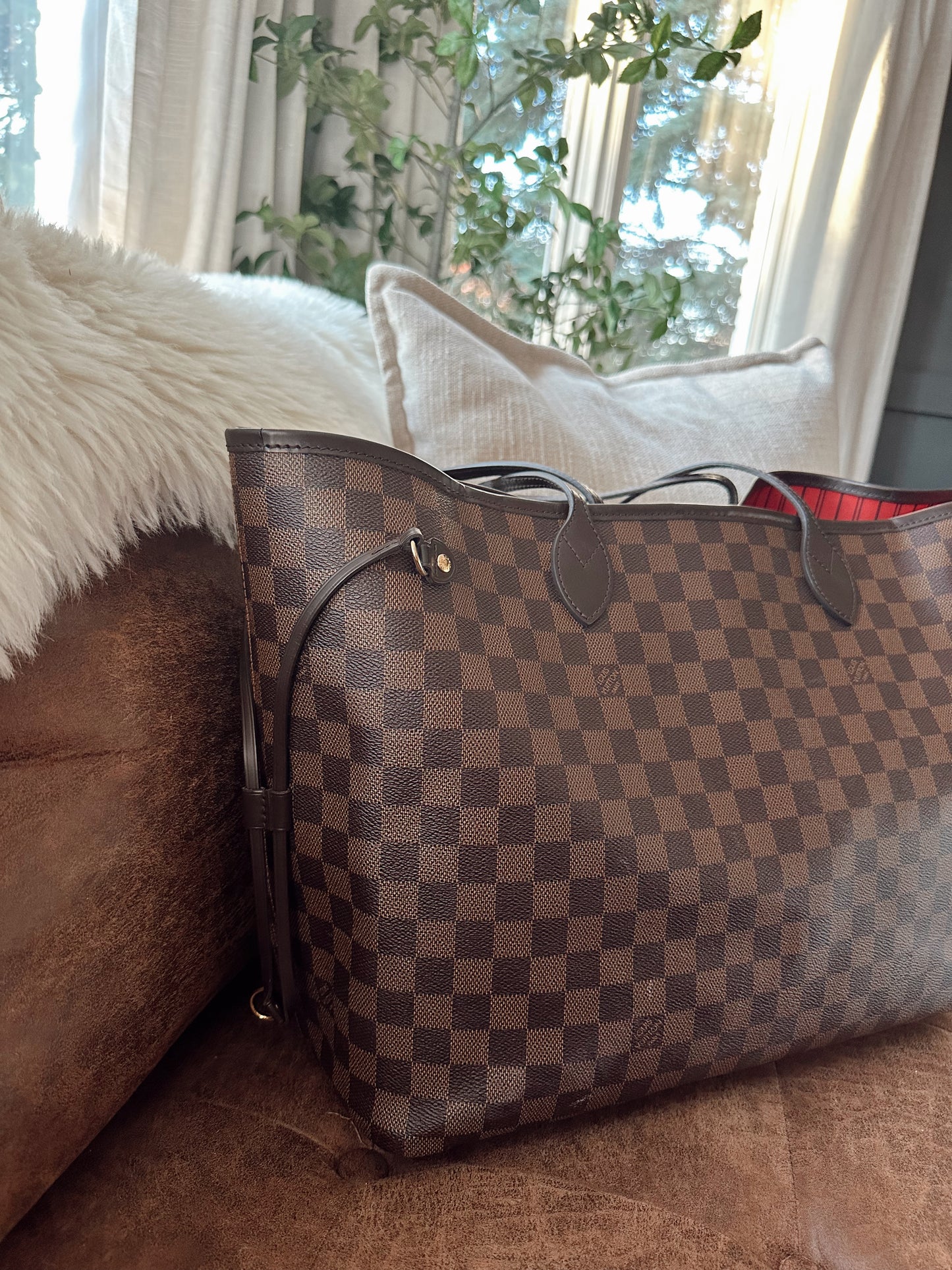 Louis Vuitton Neverfull Damier Ebene