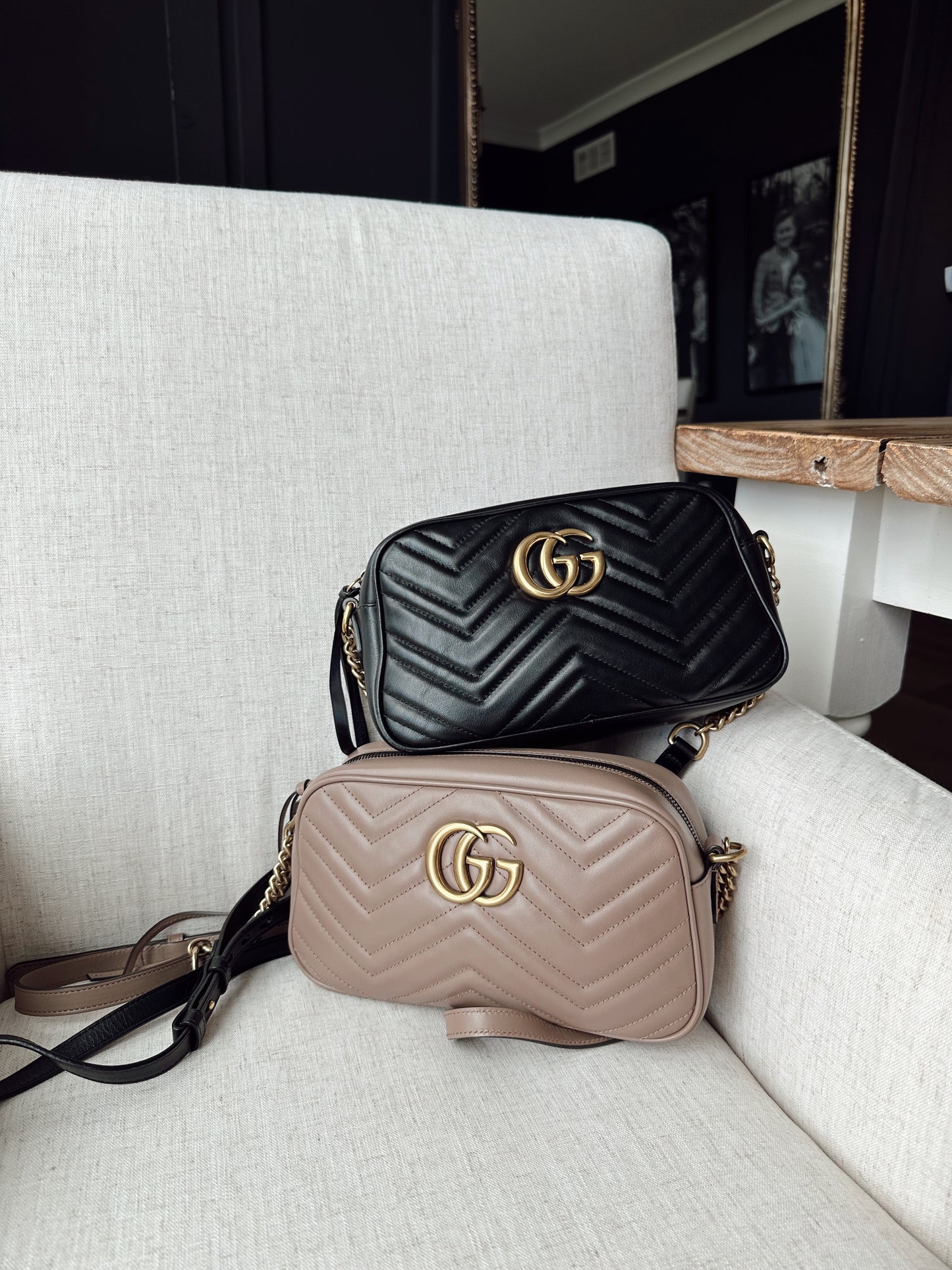 Gucci Marmont Camera Bag Black