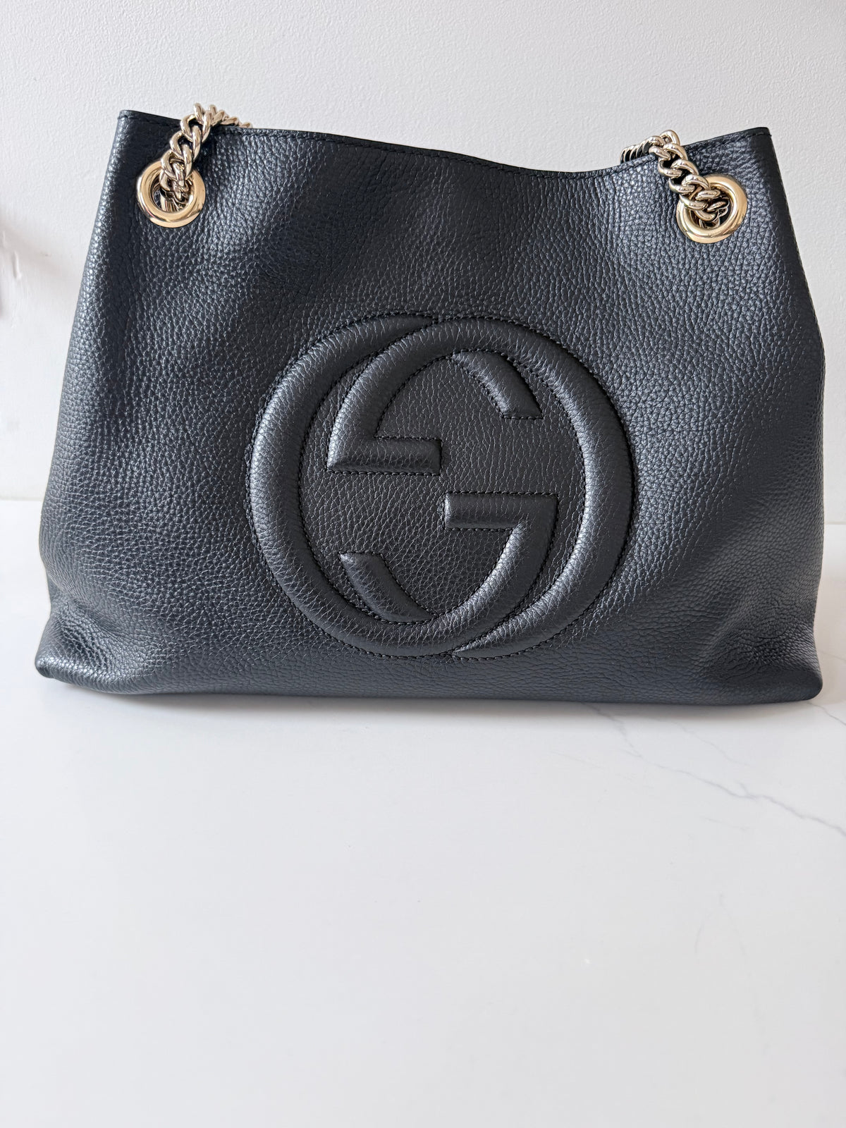 Gucci Soho Chain Shoulder Bag Black