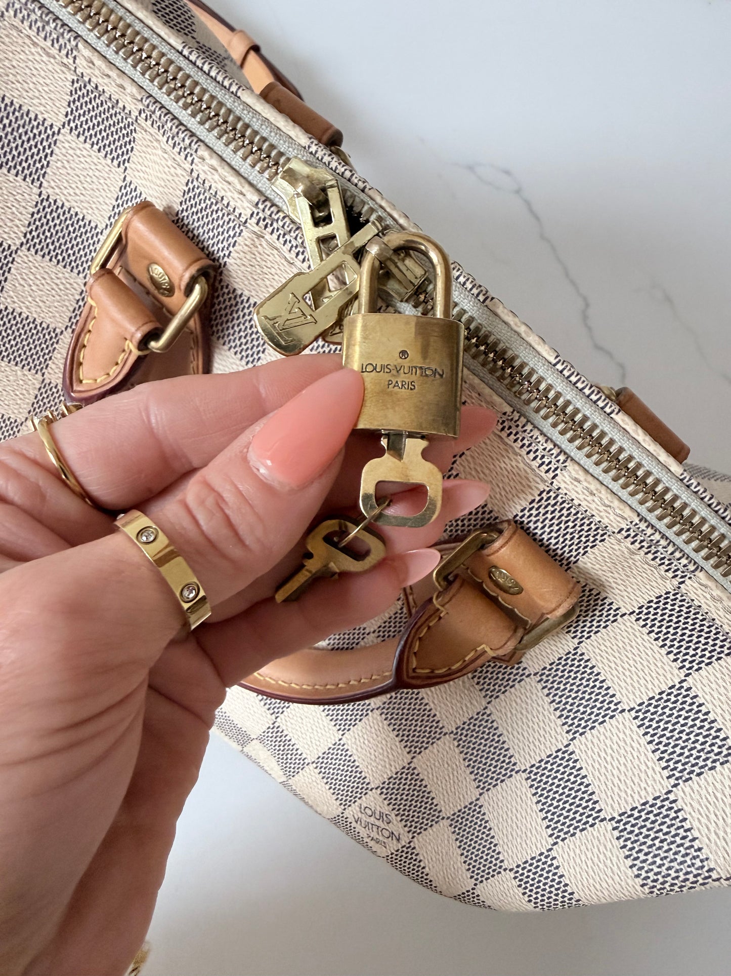 Louis Vuitton Speedy Bandouliere 25 Azur