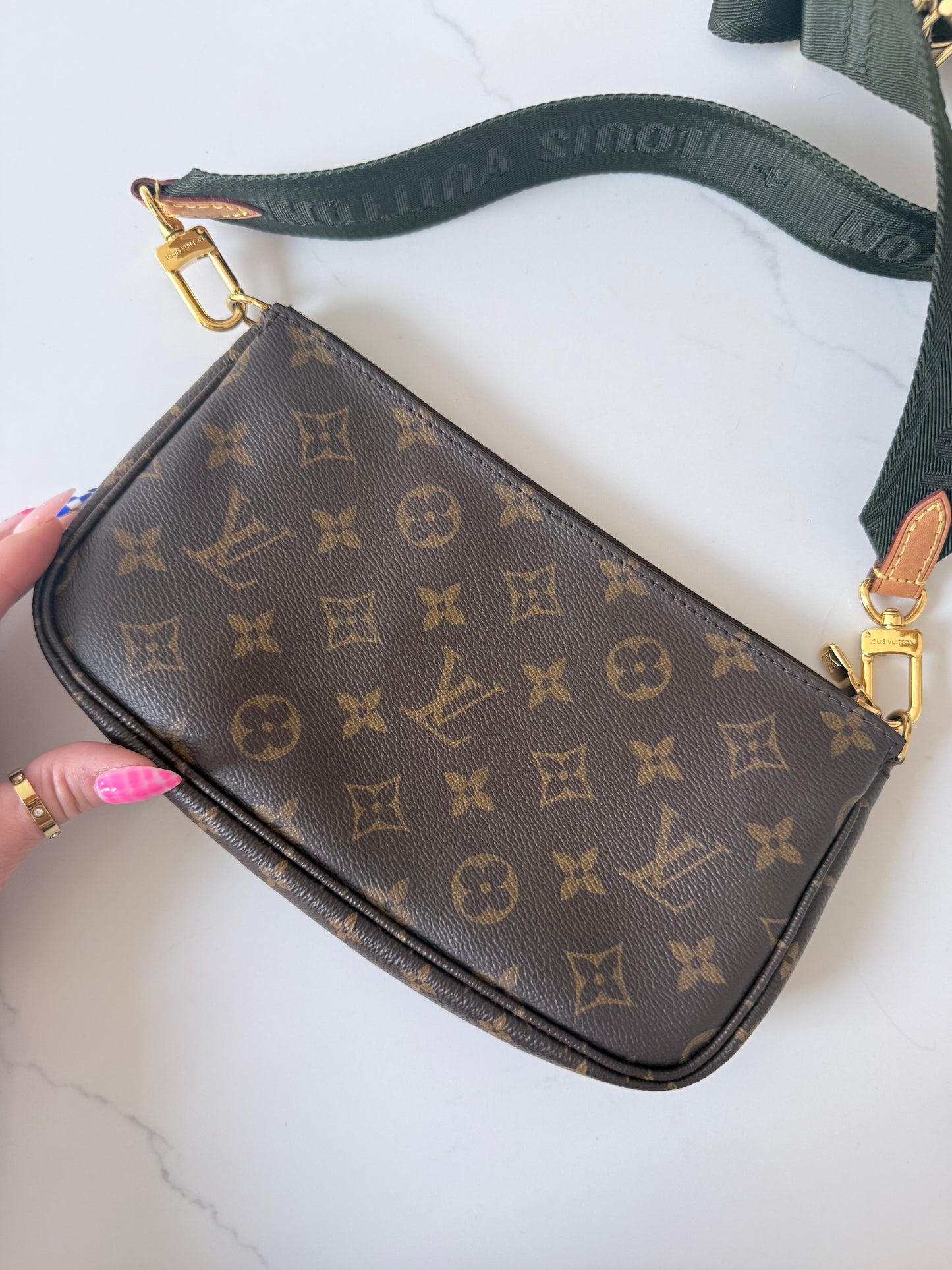 Louis Vuitton Multi Pochette Accessoires Kaki