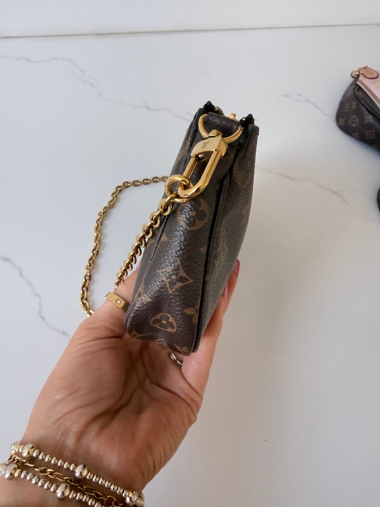 Louis Vuitton Multi Pochette Accessoires Ballerine Pink