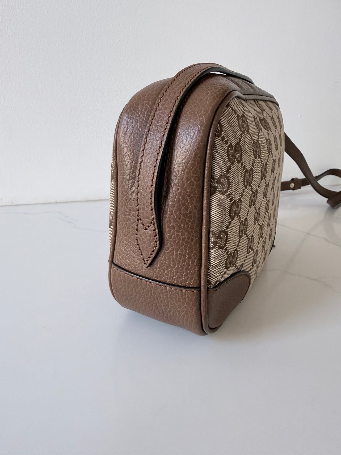Gucci Monogram Bree Messenger Bag