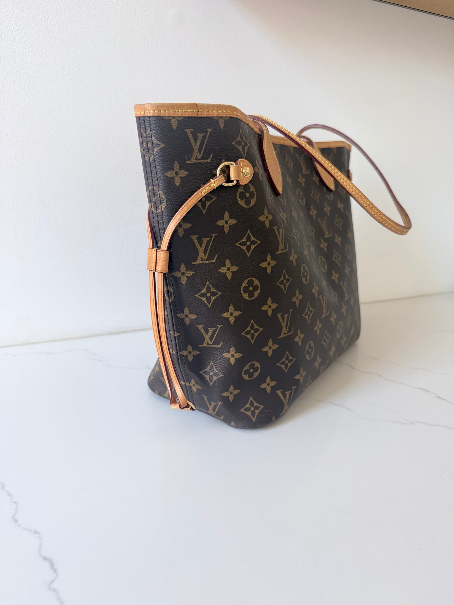 Louis Vuitton Neverfull MM iMonogram Rose Ballerine