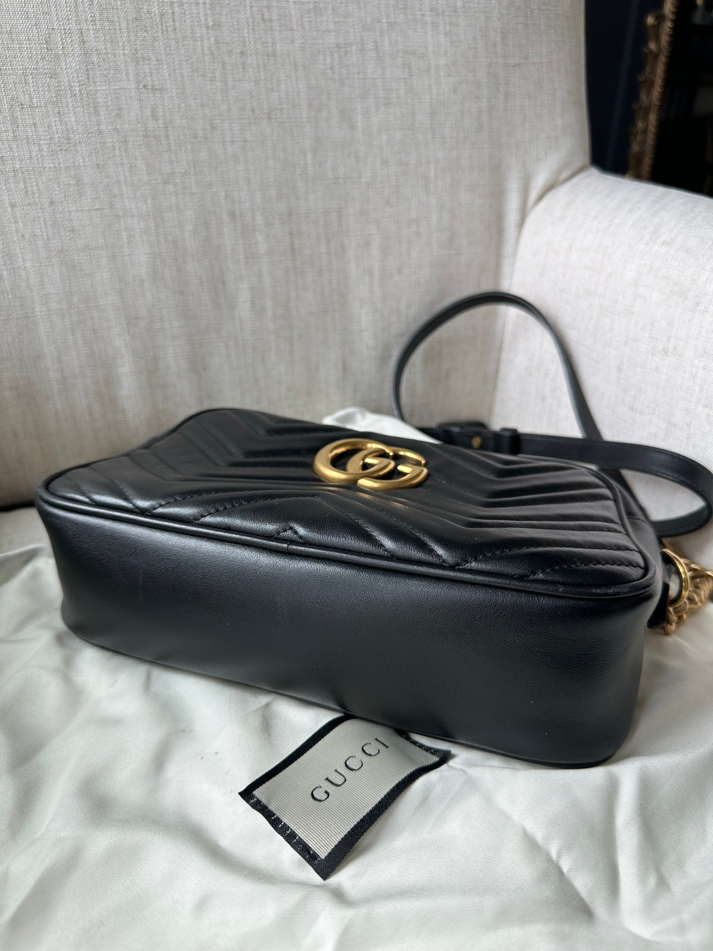 Gucci Marmont Camera Bag Black