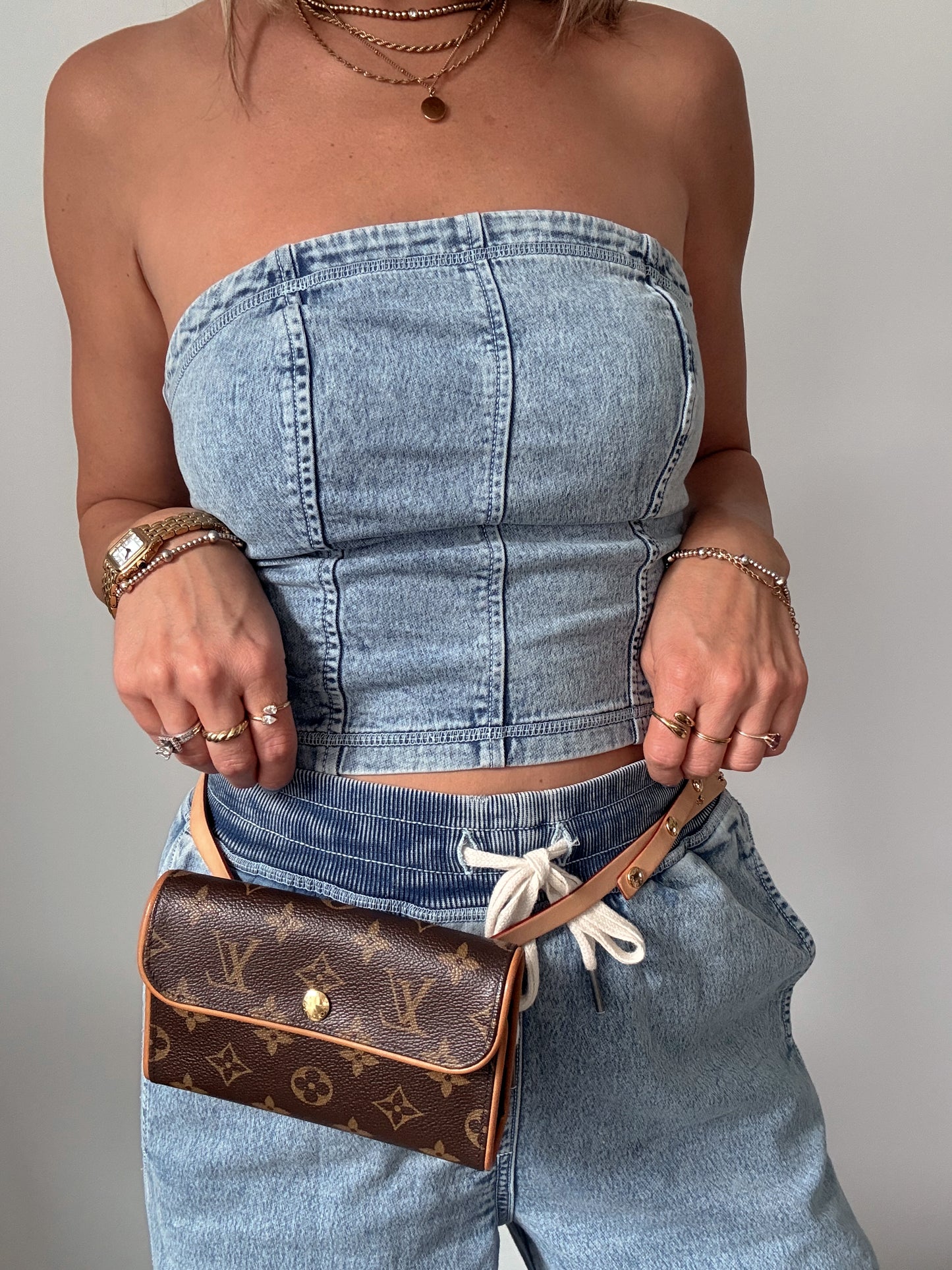 Louis Vuitton Monogram Pochette Florentine Belt Bag