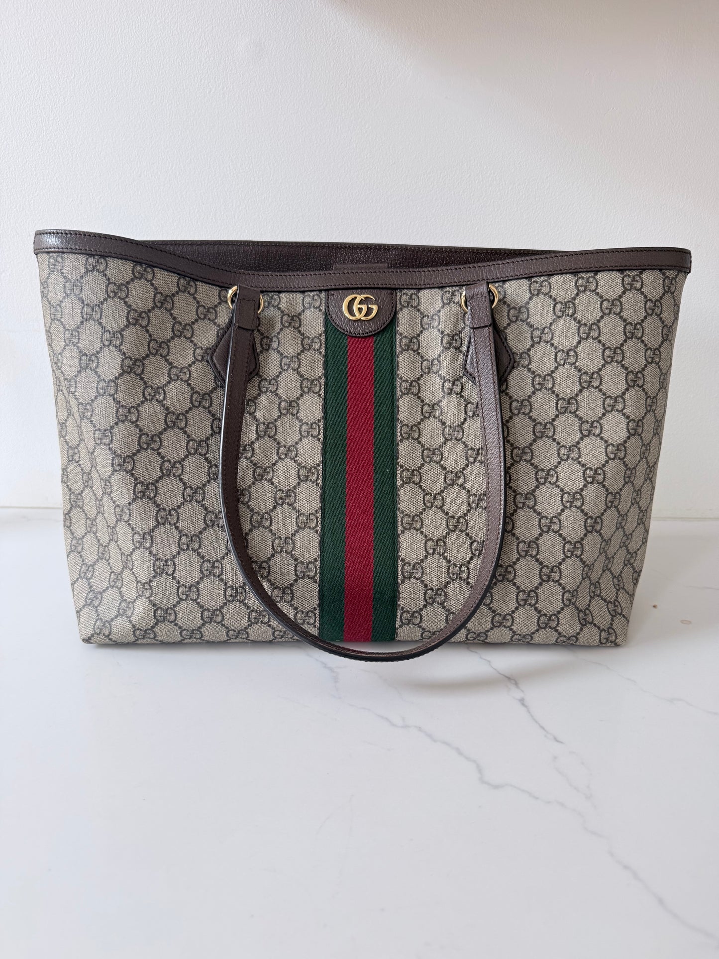 Gucci Ophidia GG Supreme Medium Canvas Tote